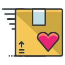 Un disquete con un corazón