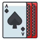 Ein Kartenspiel mit Vier Pik