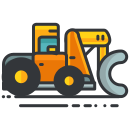 Construction site concept with excavators and material equipment cartoon  illustration 6607735 Vector Art at Vecteezy, image size:3000x3000