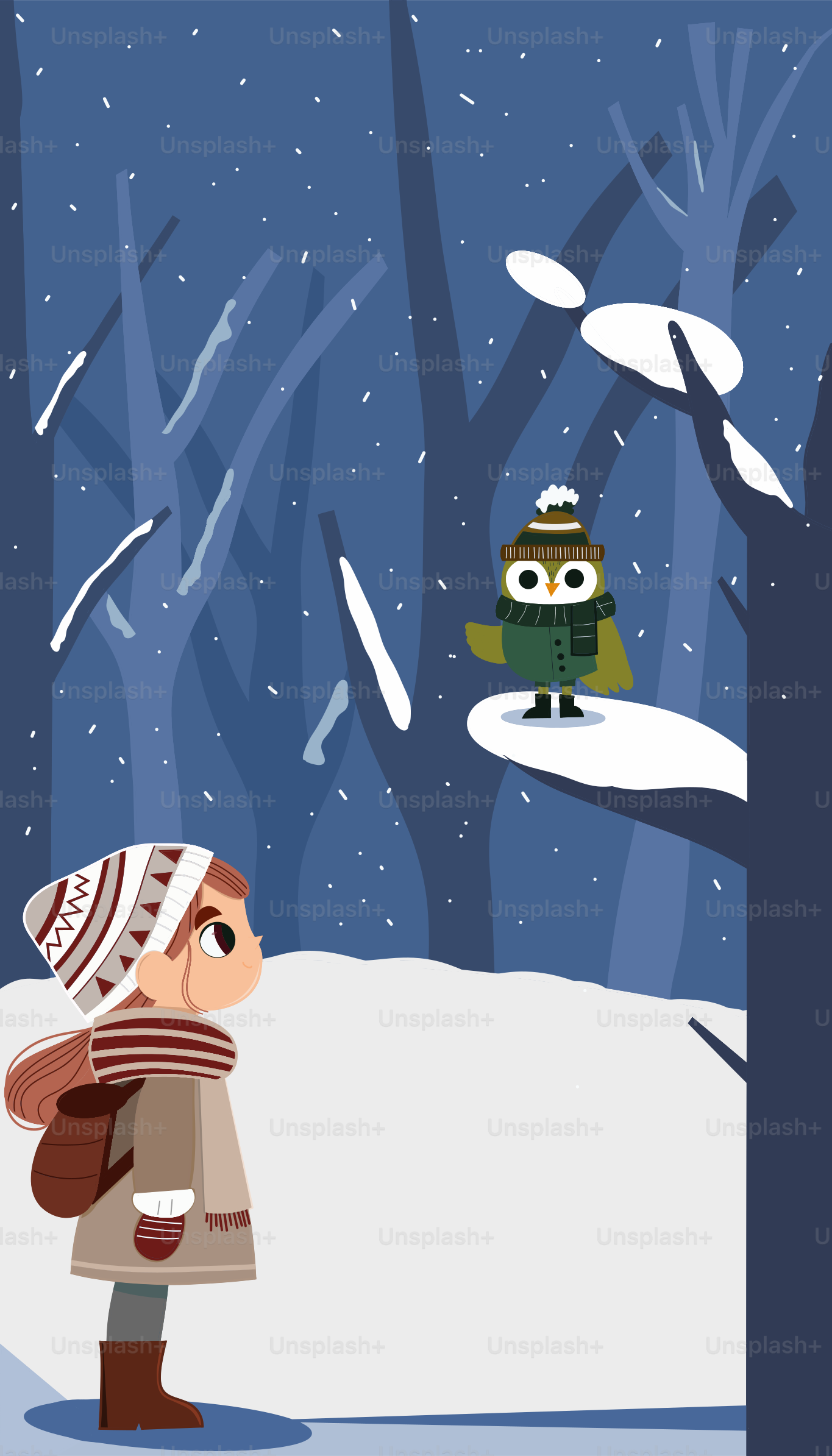 Un niño pequeño que está parado en la nieve