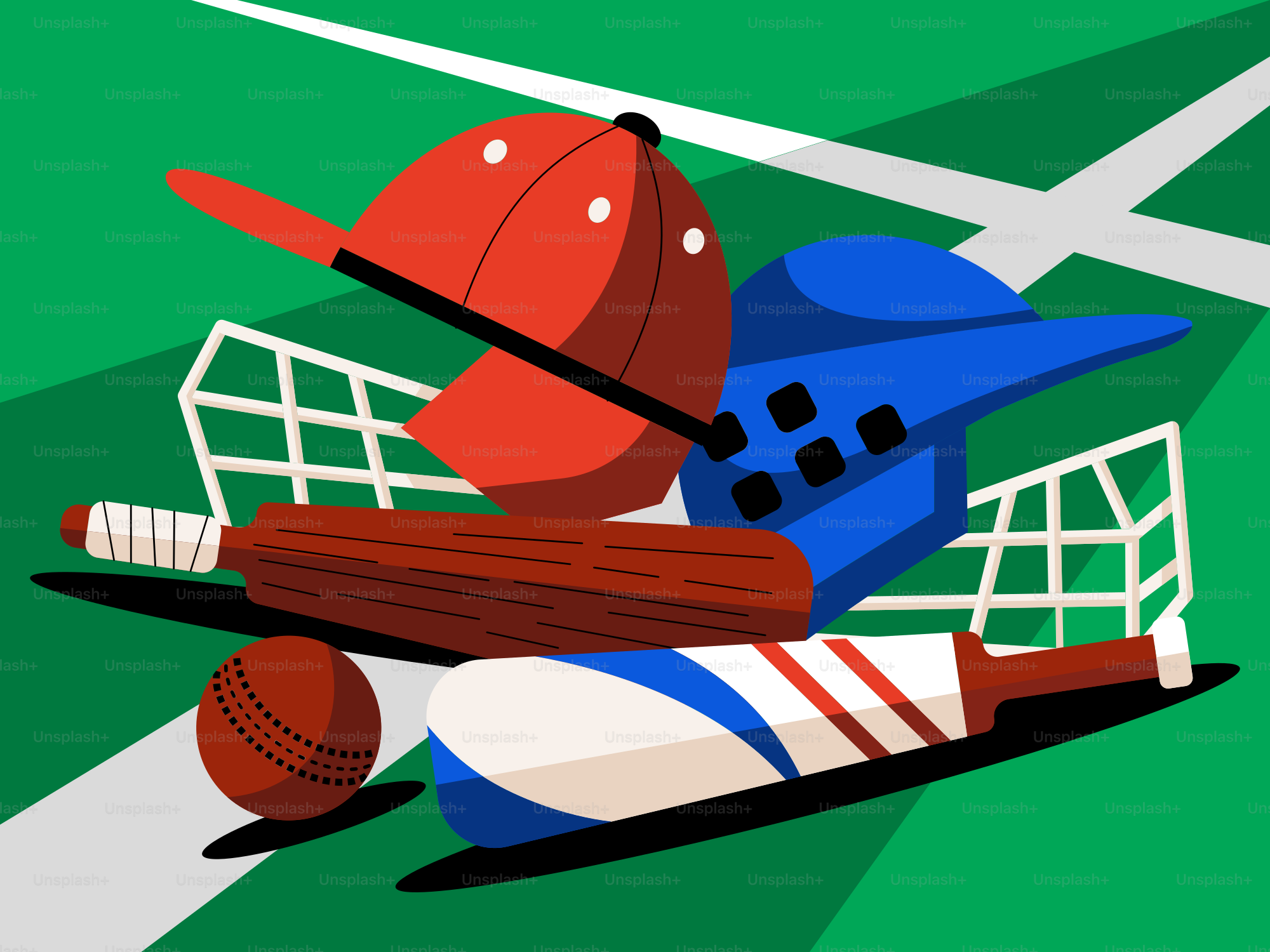 A baseball and a baseball glove laying on the ground