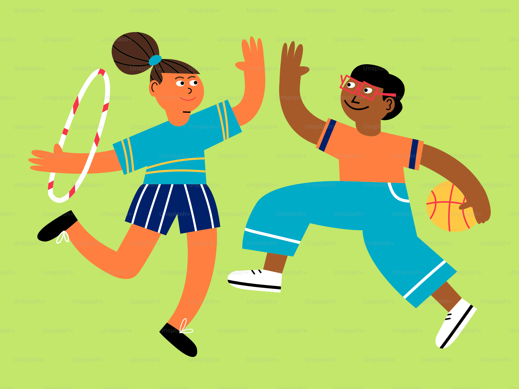 Un couple d’hommes jouant au basket