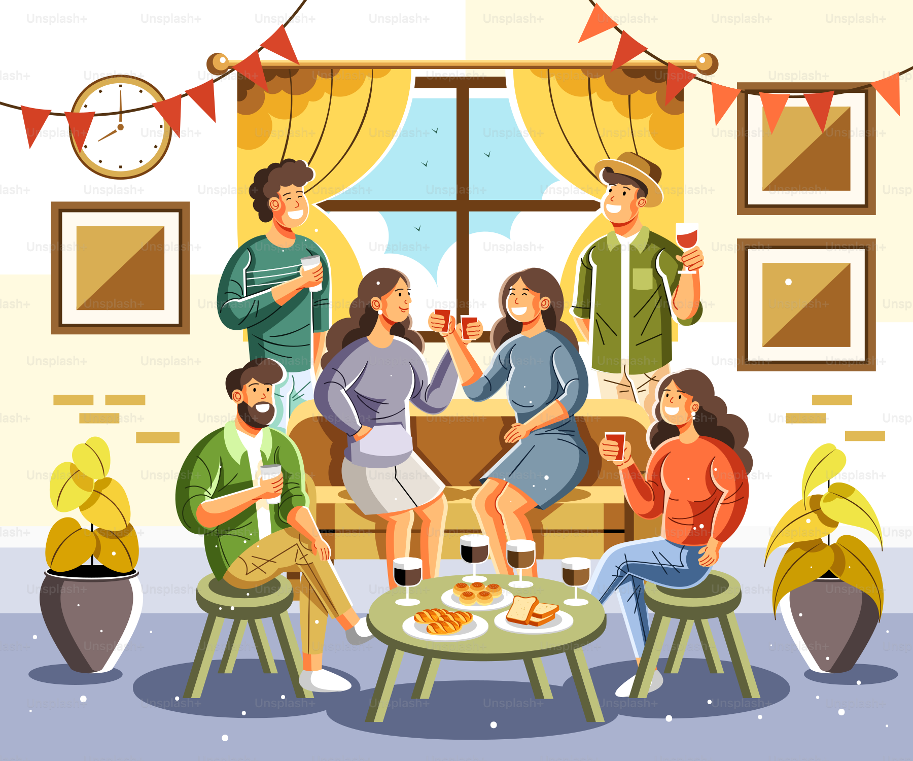 Un groupe de personnes assises autour d’une table