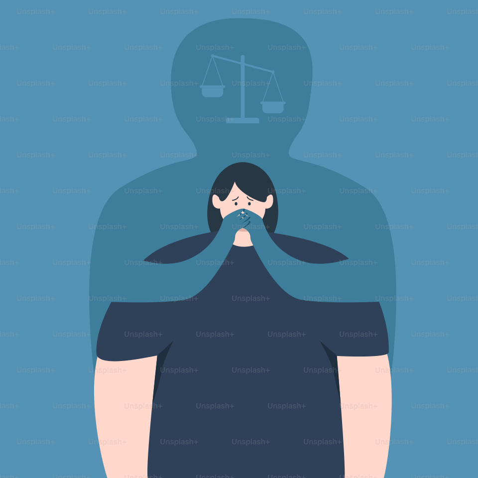 A person covering their face with their hands
