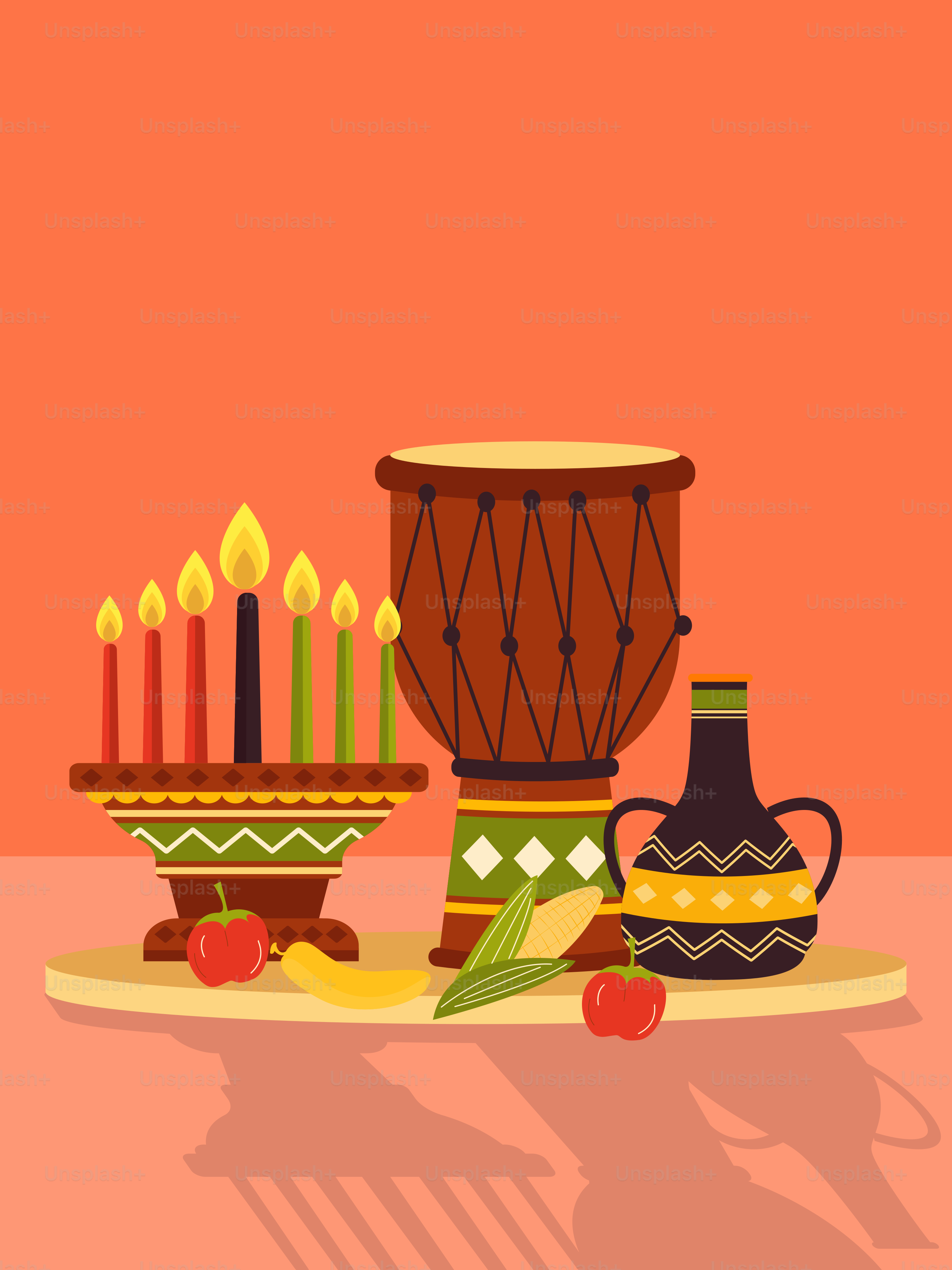 A table topped with a cake covered in candles