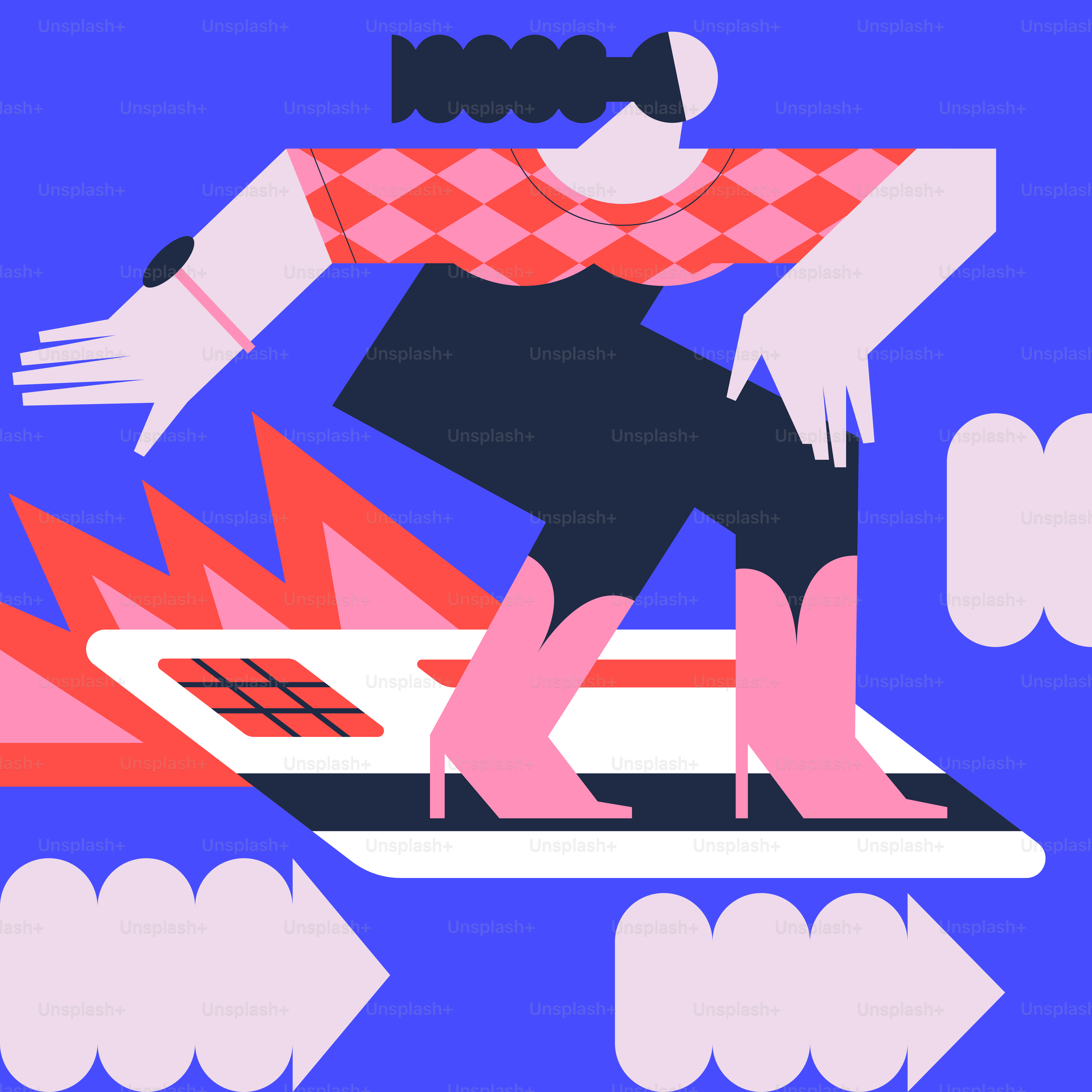 A person sitting on top of a laptop computer