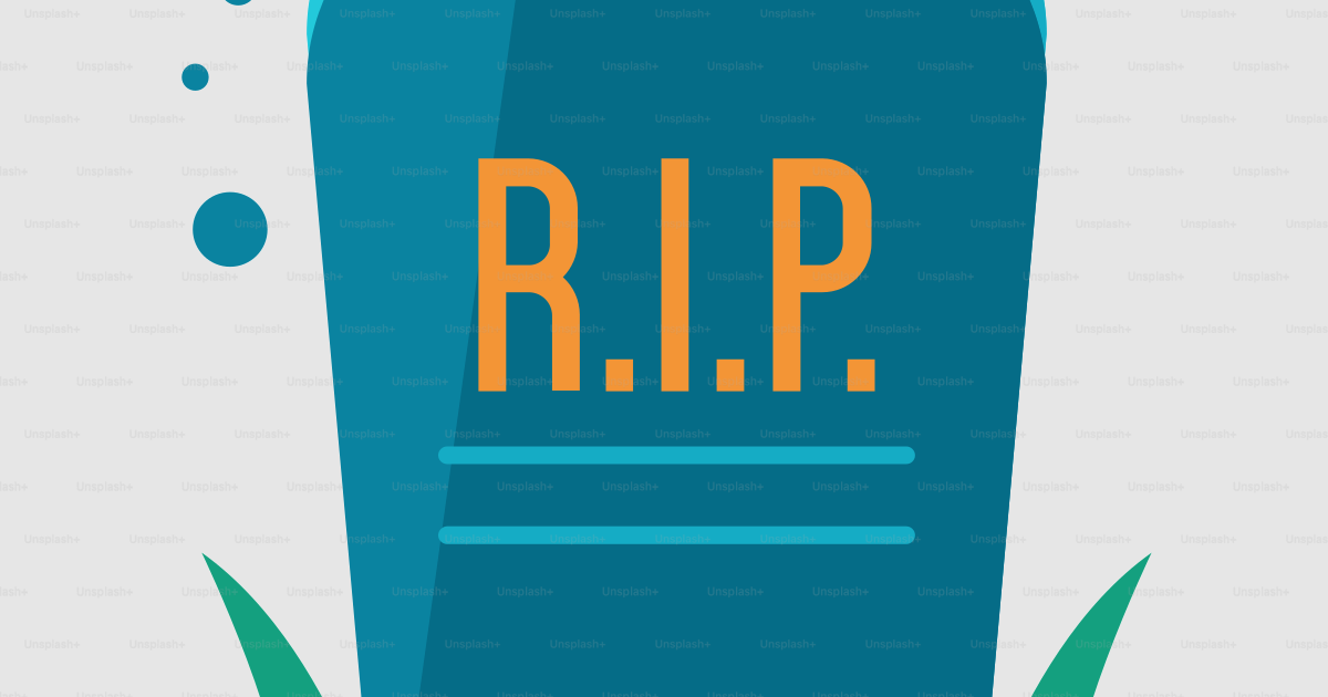 A blue tombstone with the word rip on it vector – Halloween Image on ...