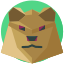 A stylized image of a dog with a mustache