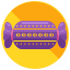 A flat icon of a candy