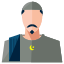 A man with a beard and a mustache