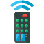 上にWi-Fiのシンボルが付いたリモコン