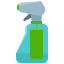 A spray bottle with a green cap on it