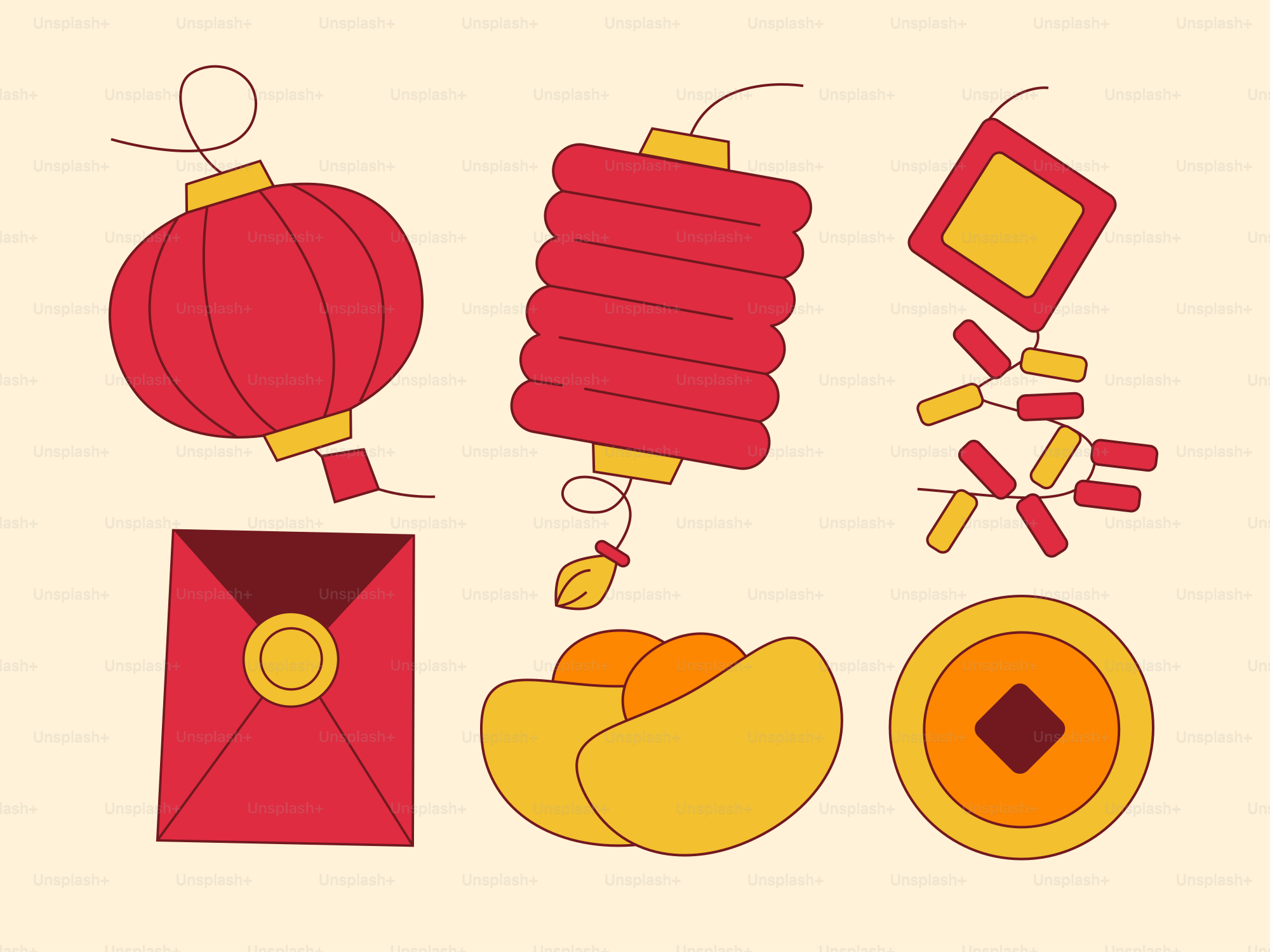 A picture of a chinese new year's card