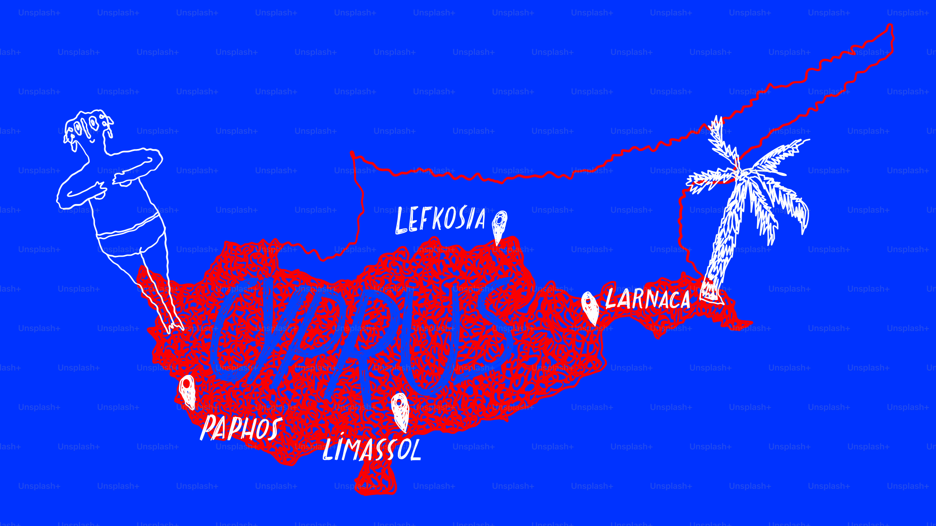 Peta pulau Siprus