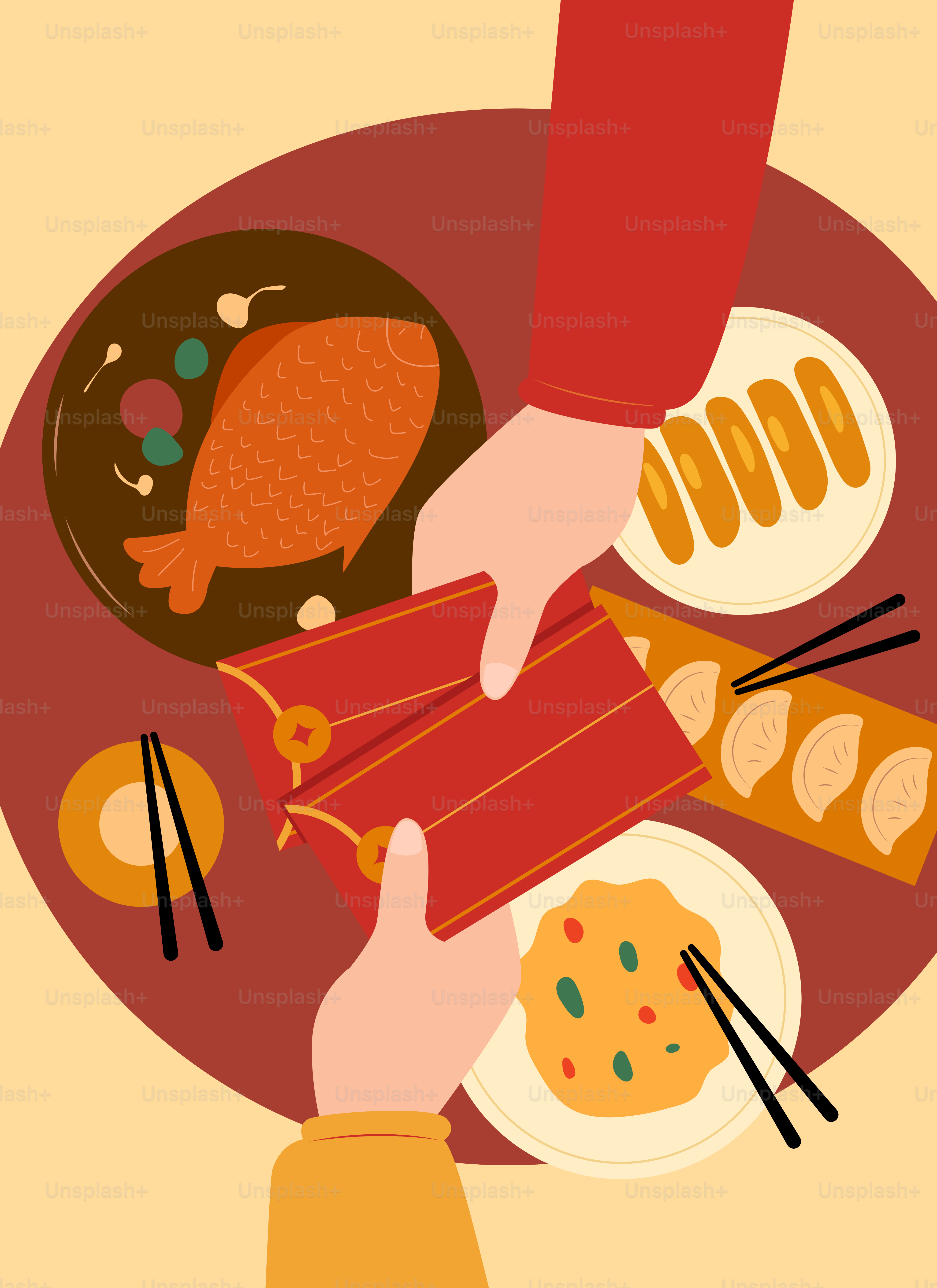 Une personne tenant une assiette de nourriture avec des baguettes