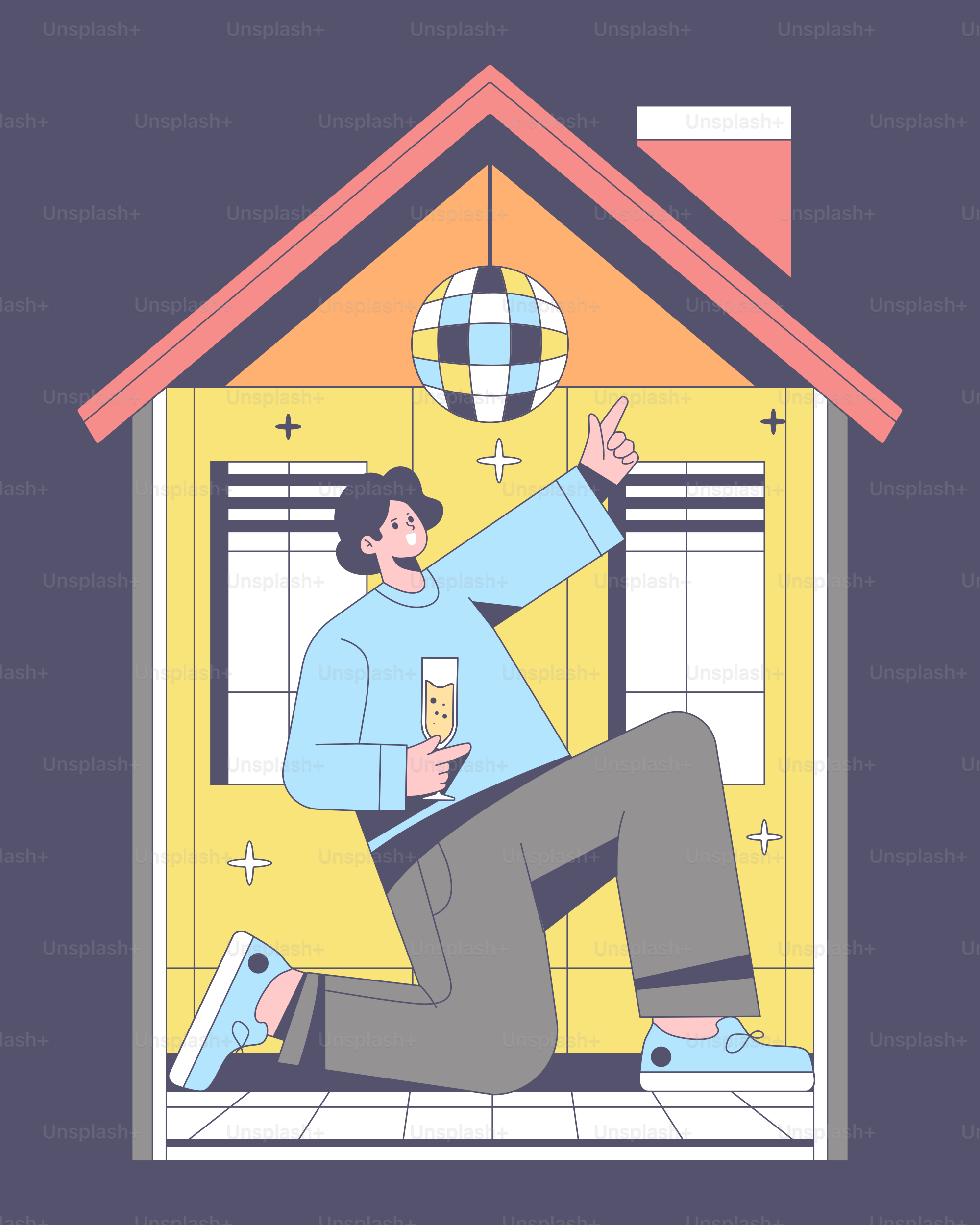 A man sitting in a house holding a glass of beer