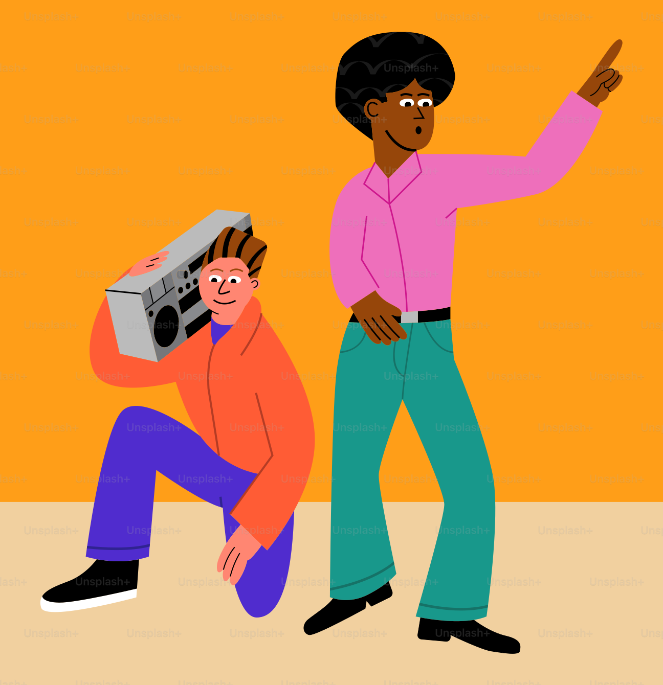 Un homme et une femme debout côte à côte