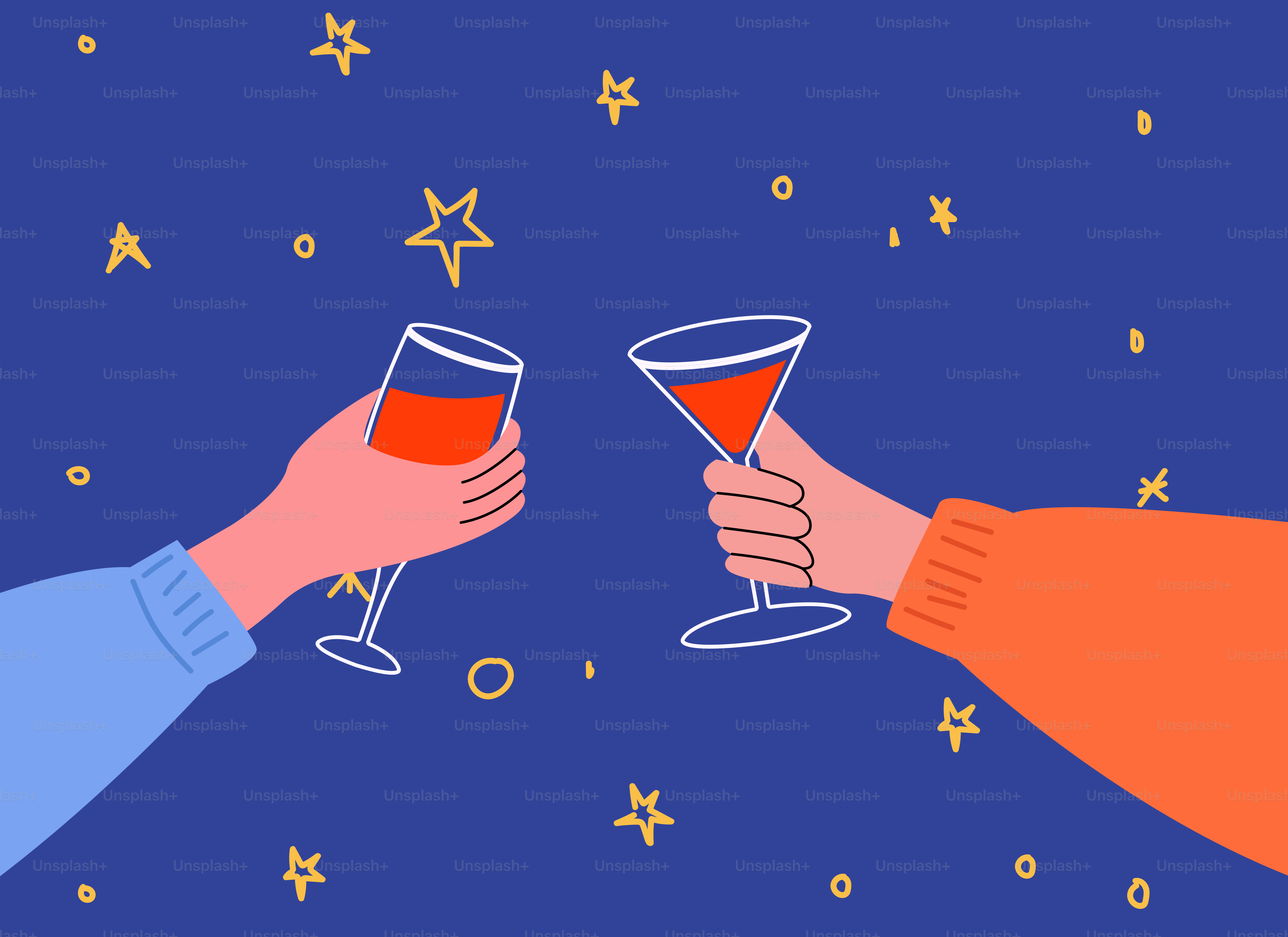 A couple of people holding glasses of wine