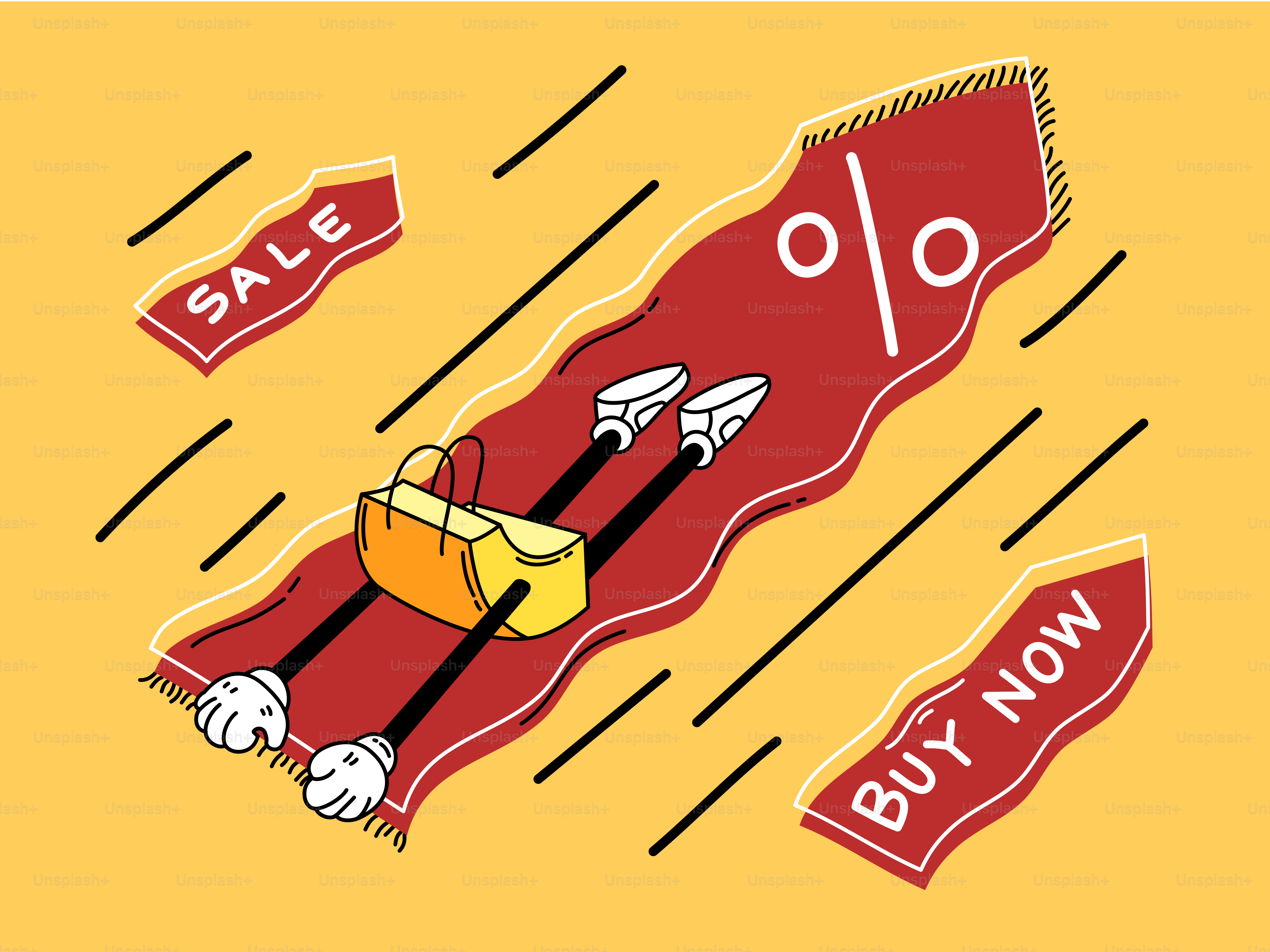 Une caricature d’une enseigne de vente avec un chien dessus