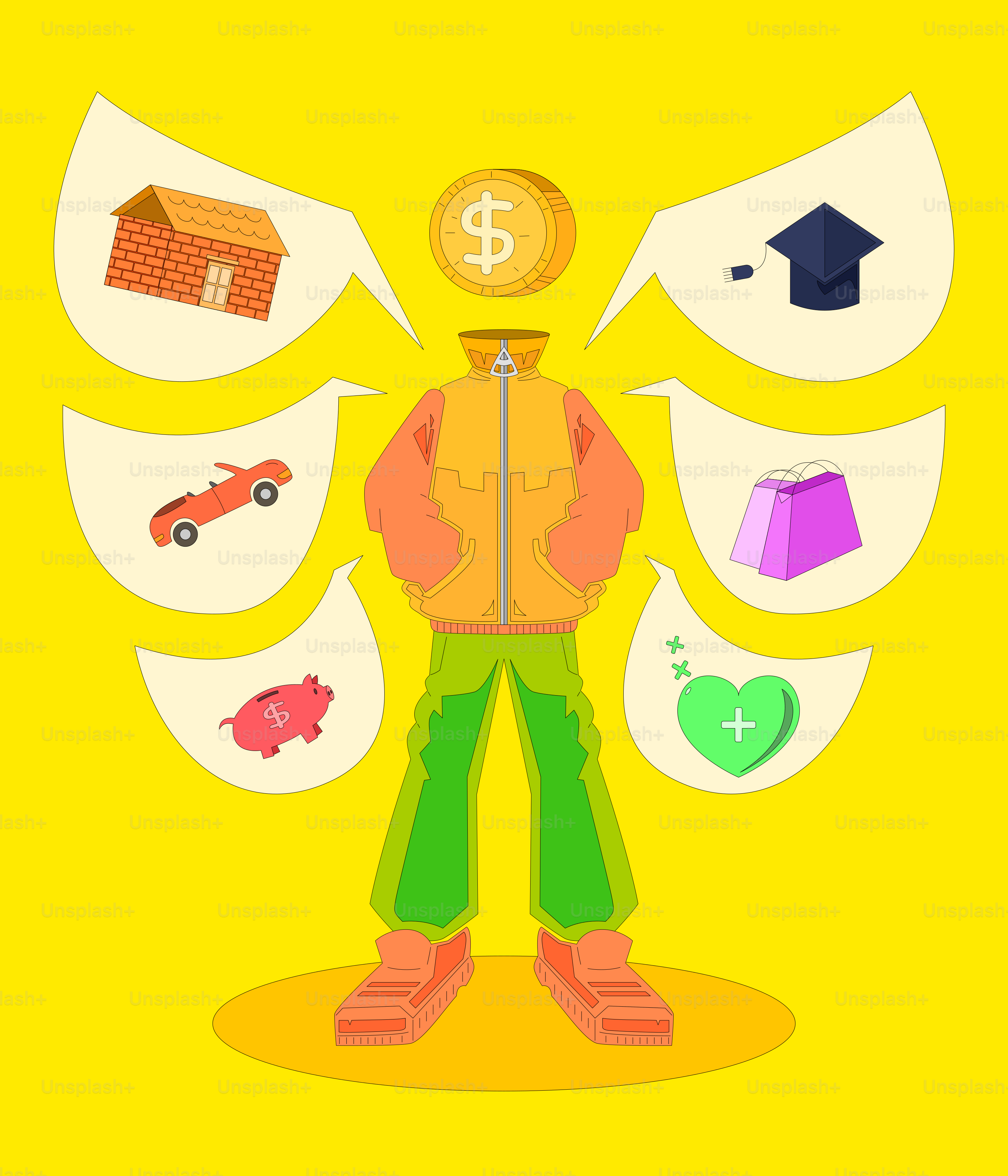 A man standing in front of a yellow background