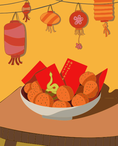 A bowl of food sitting on top of a table