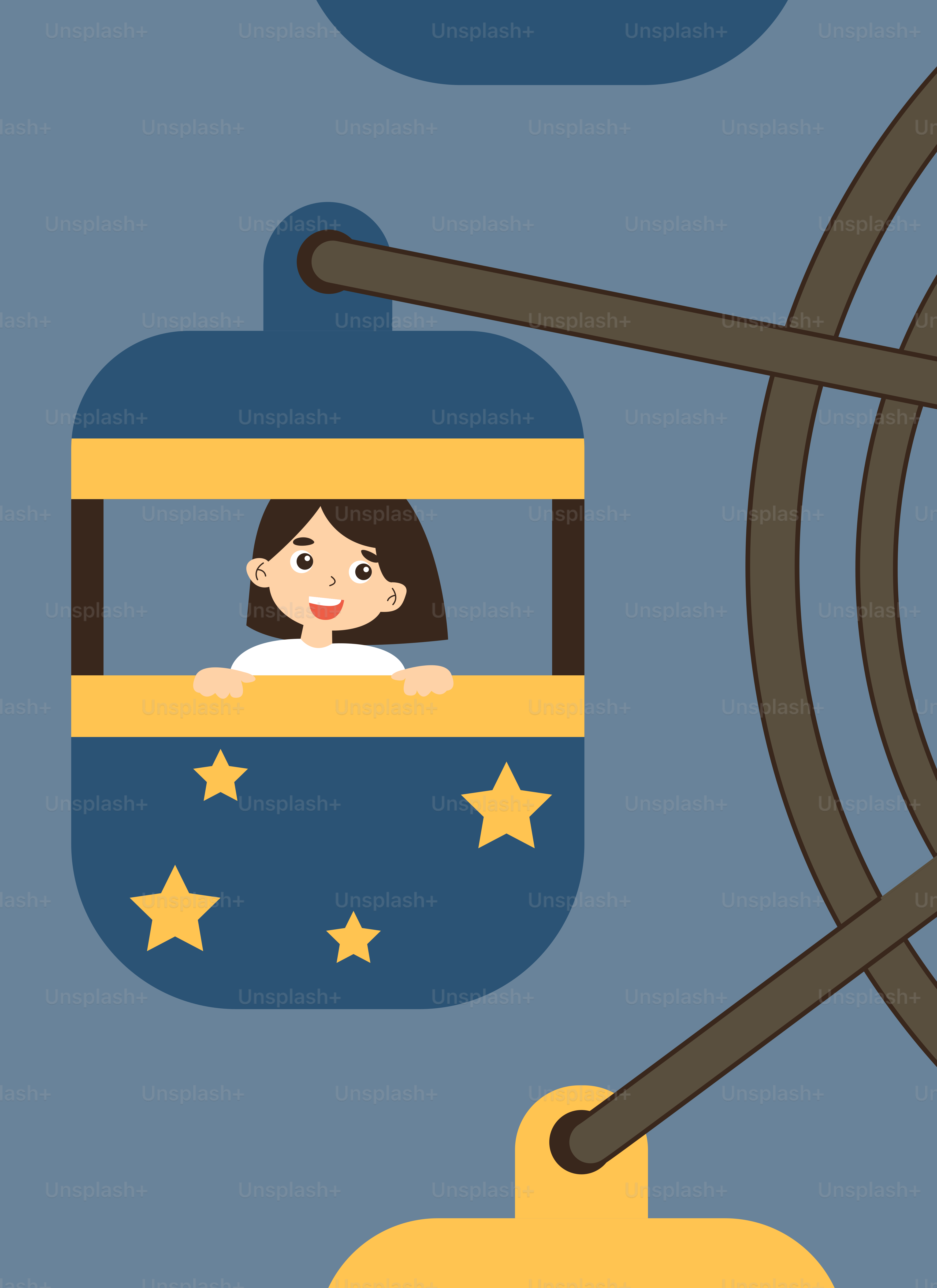 A woman is looking out the window of a train