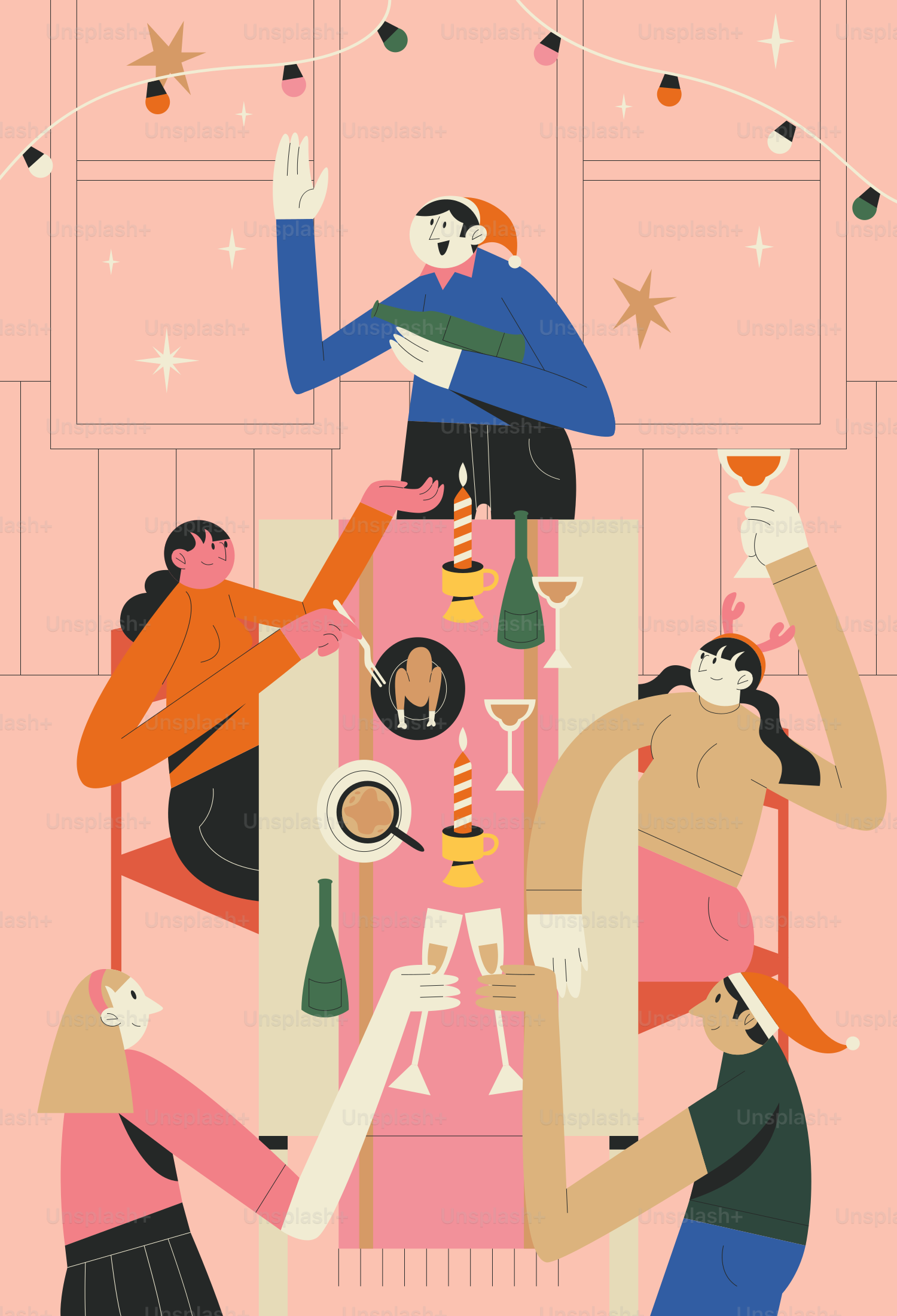 Un grupo de personas alrededor de una mesa