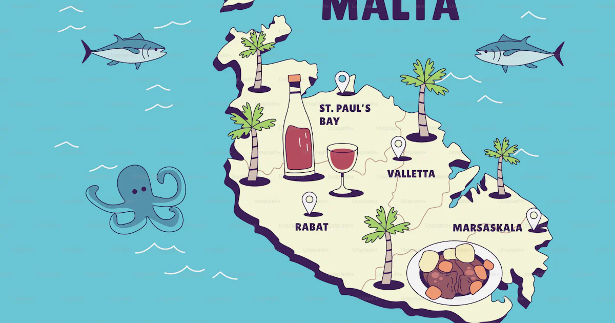 A map of the island of malta vector – Mapping Image on Unsplash
