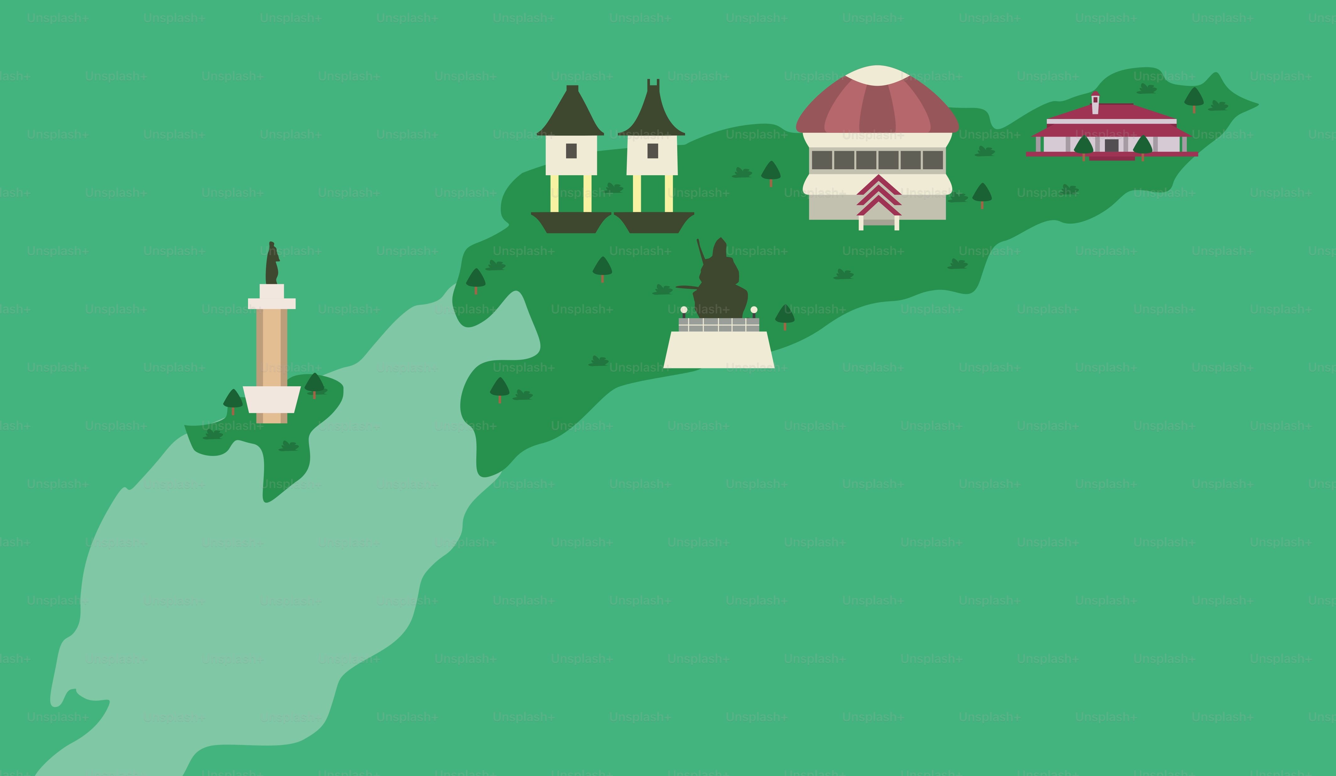 Un mapa del estado de New Hampshire