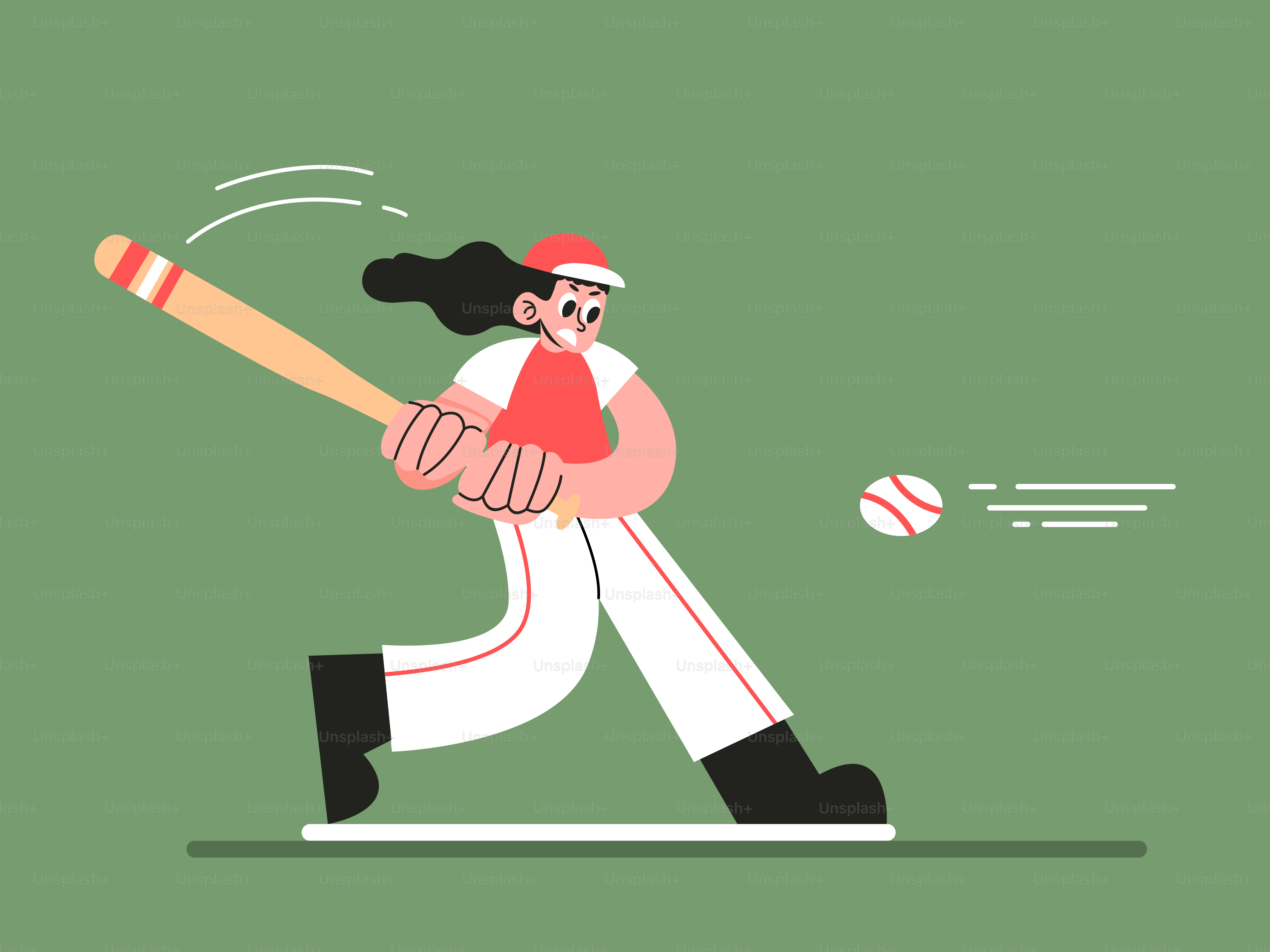 Ops, la baseball ha colpito il battitore in faccia! vettoriale – Immagine  gratis di Baseball su Unsplash, image size:3000x2250