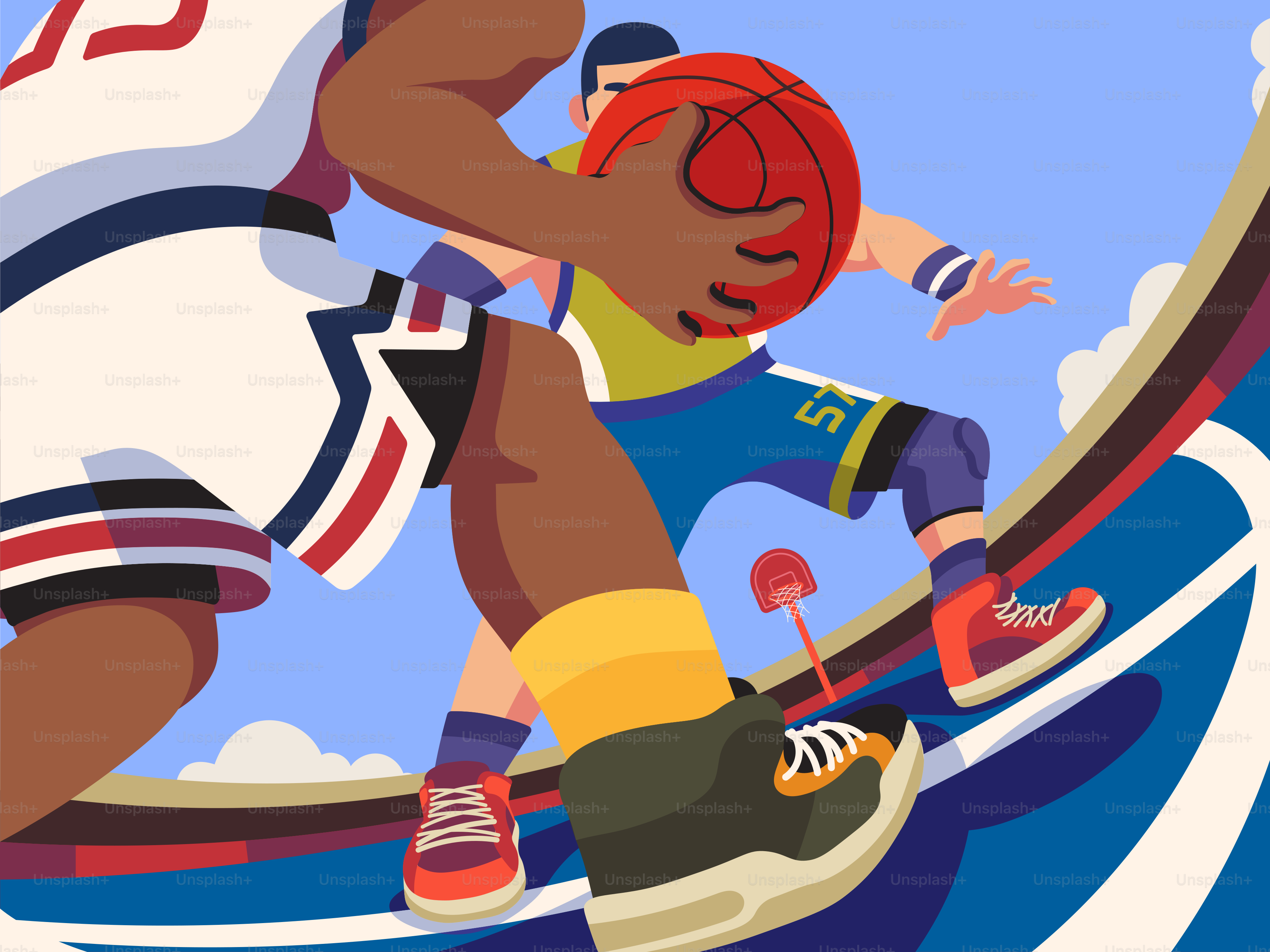 A man riding a skateboard on top of a ramp