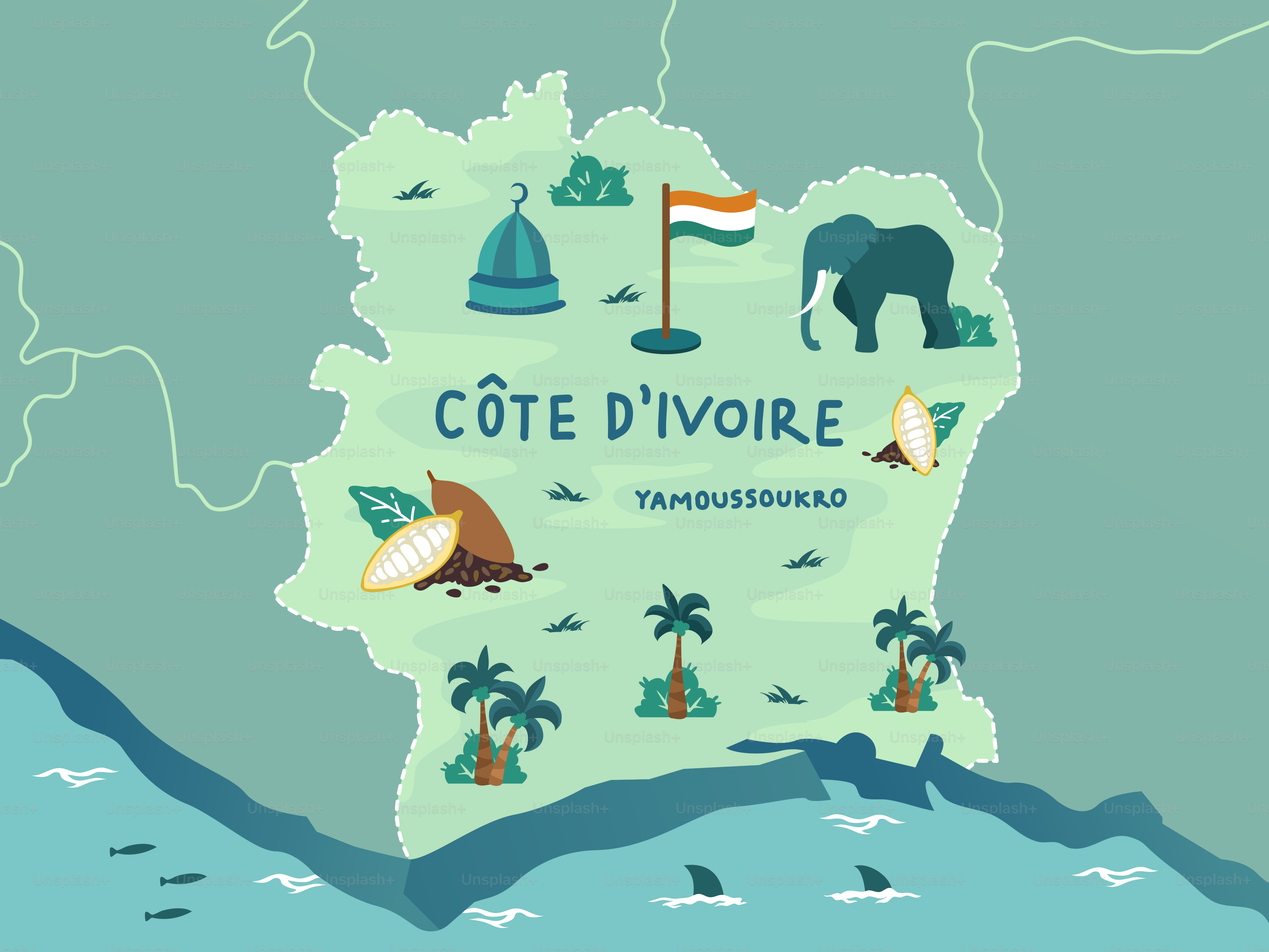 A map of the country of france