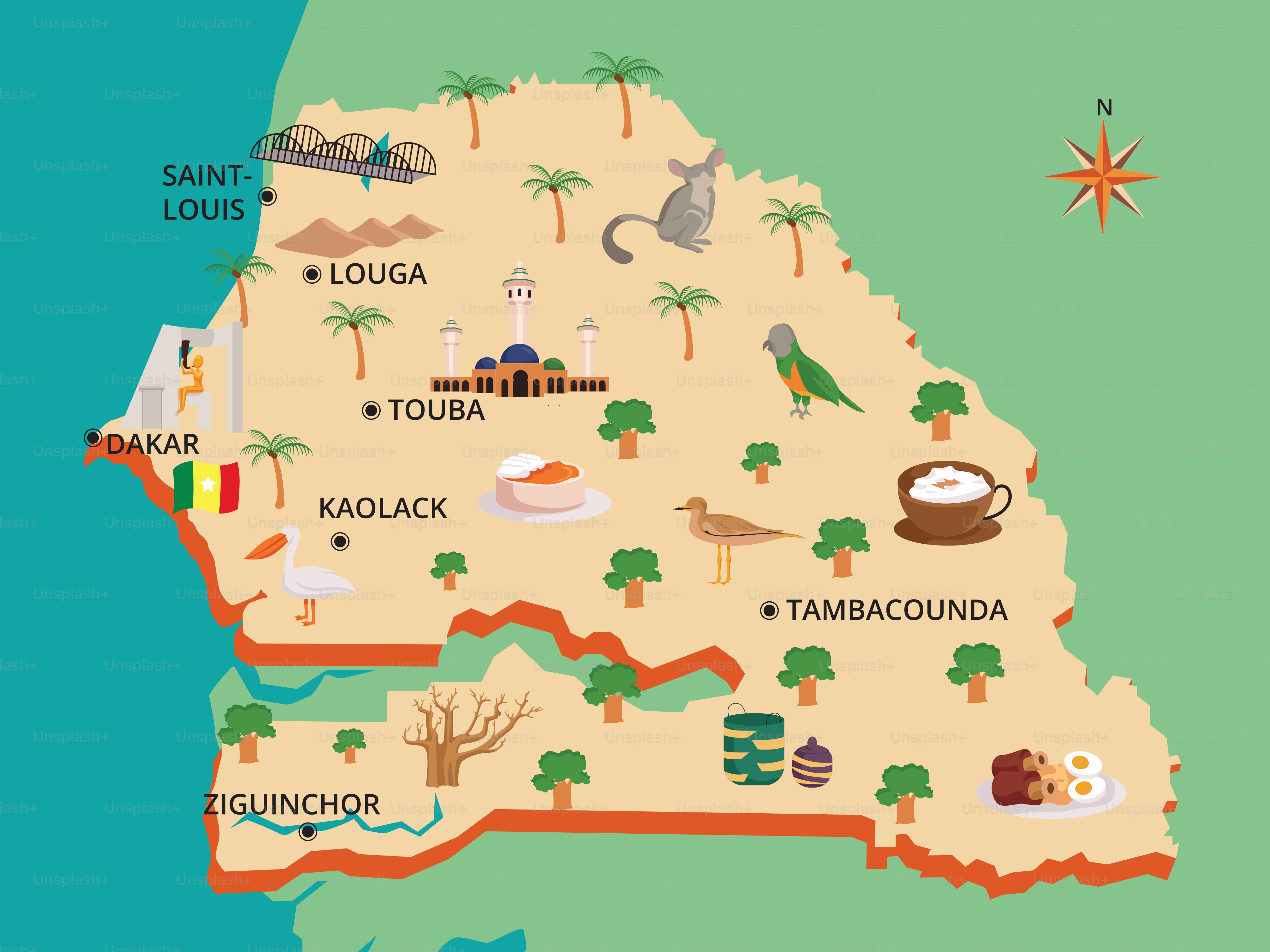 A map of the state of south africa