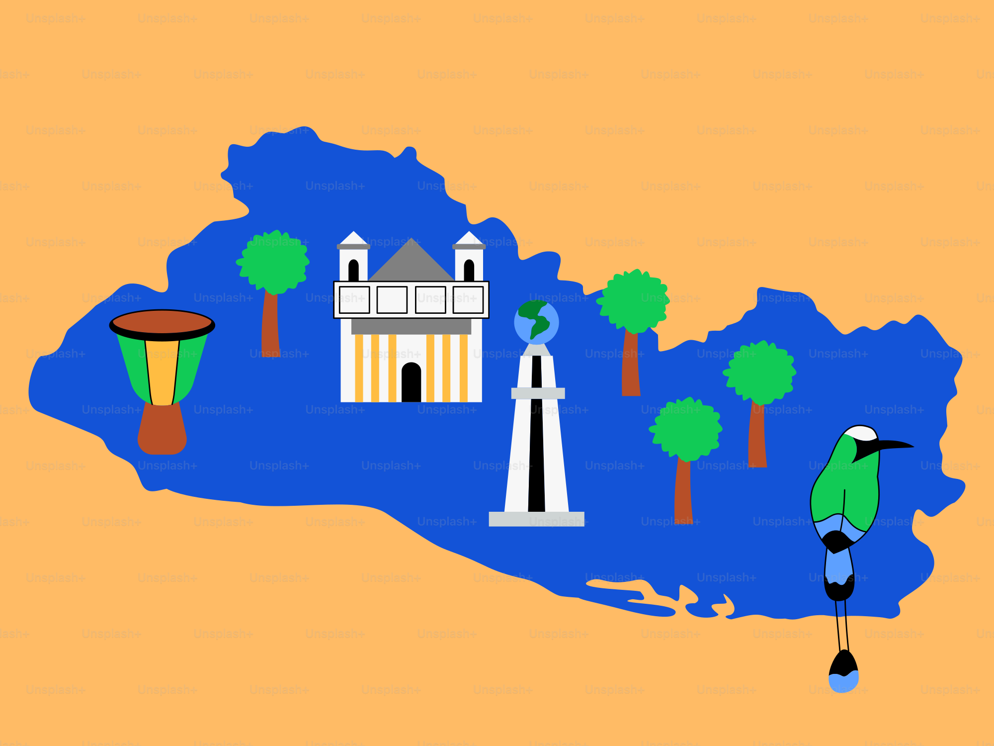 A map of the state of michigan