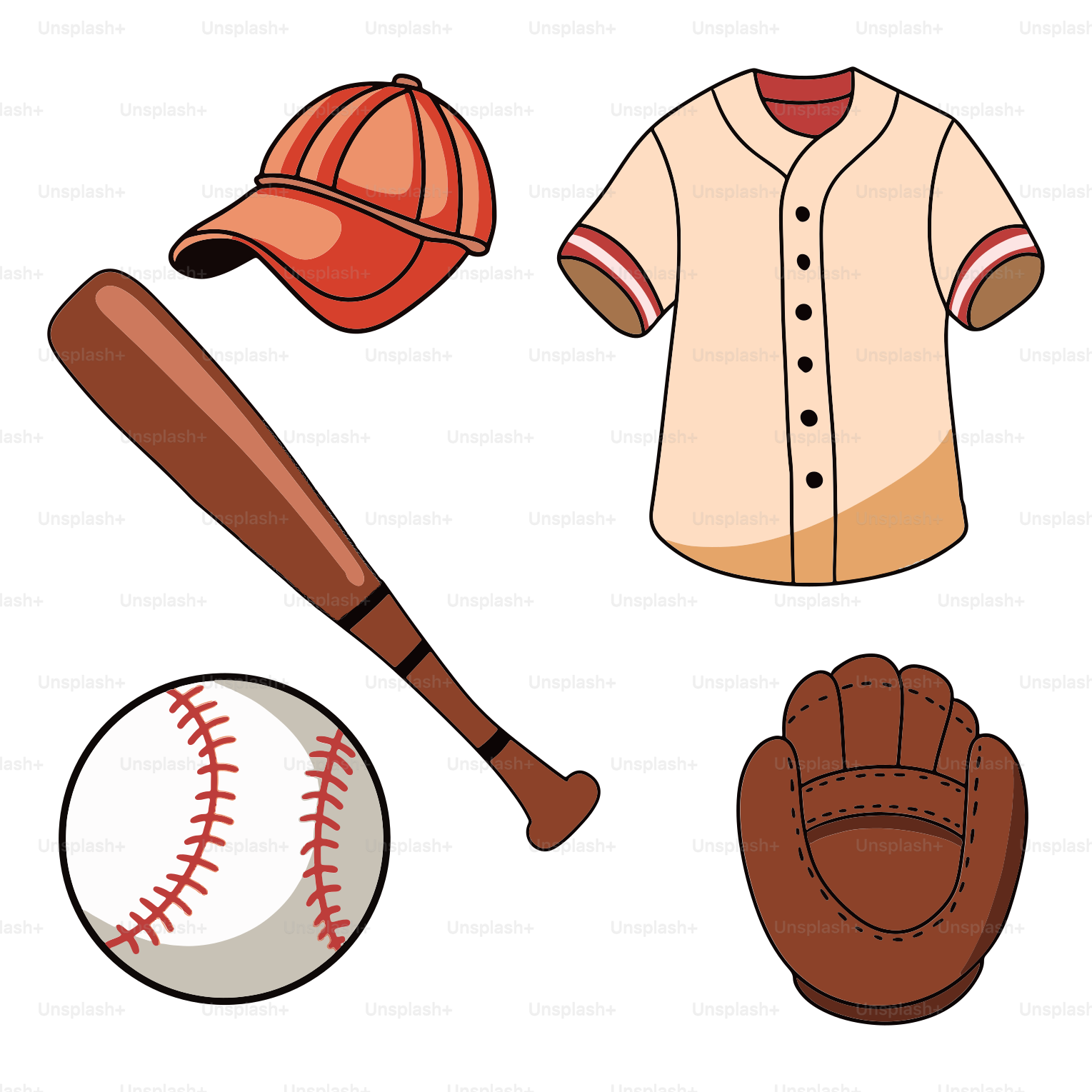 A picture of a baseball and a baseball glove