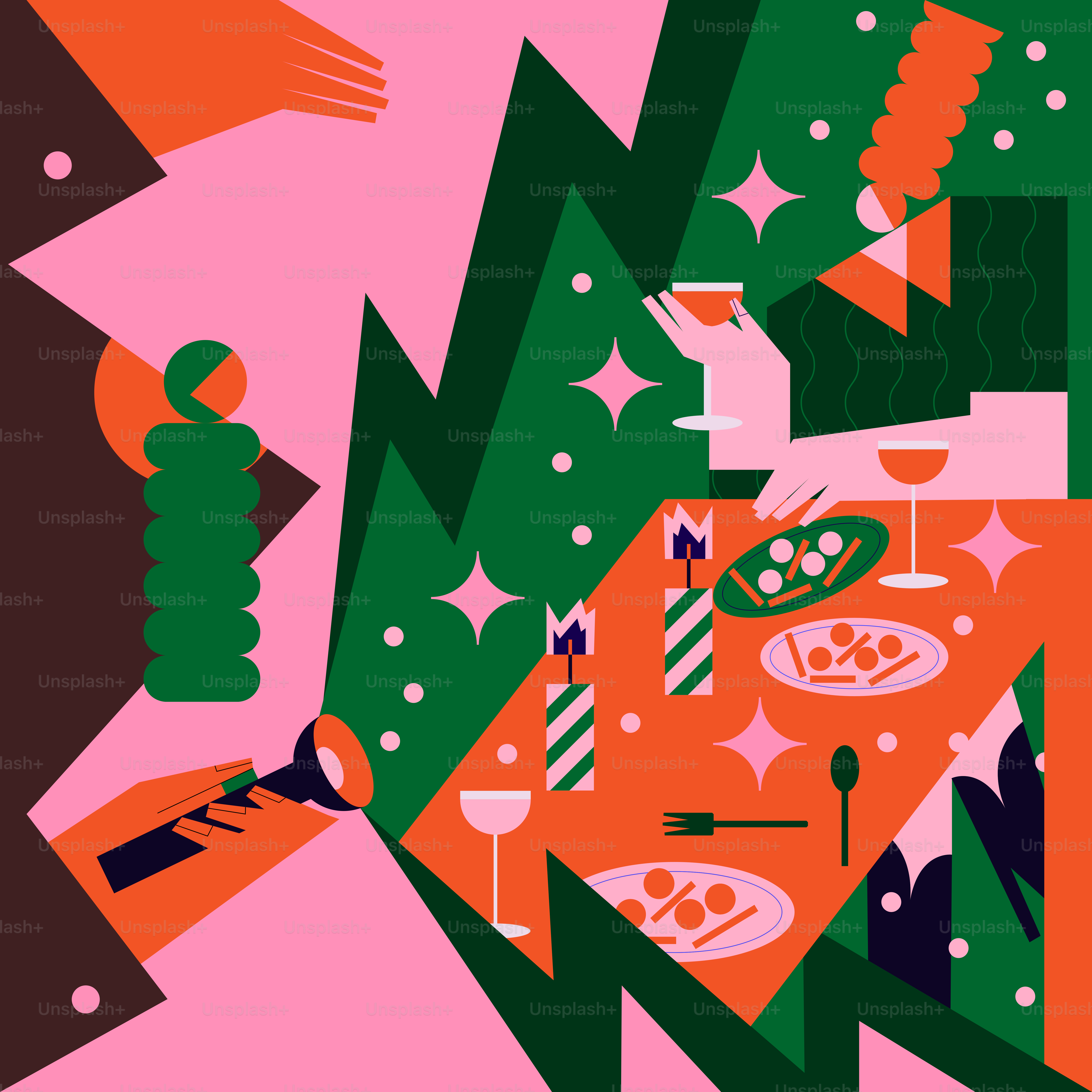 A painting of a person holding a wine glass