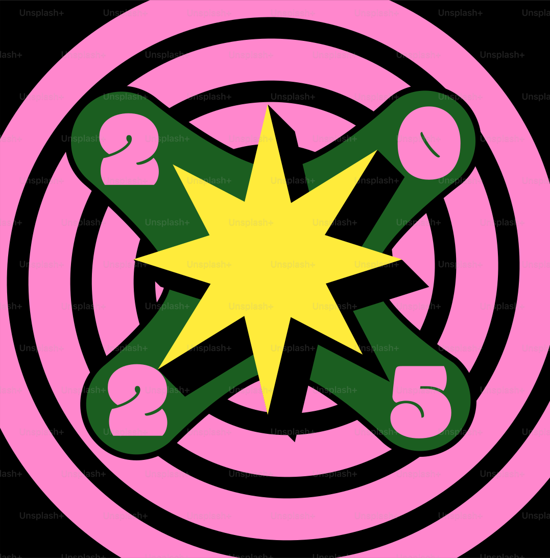 A picture of a star in the center of a circle