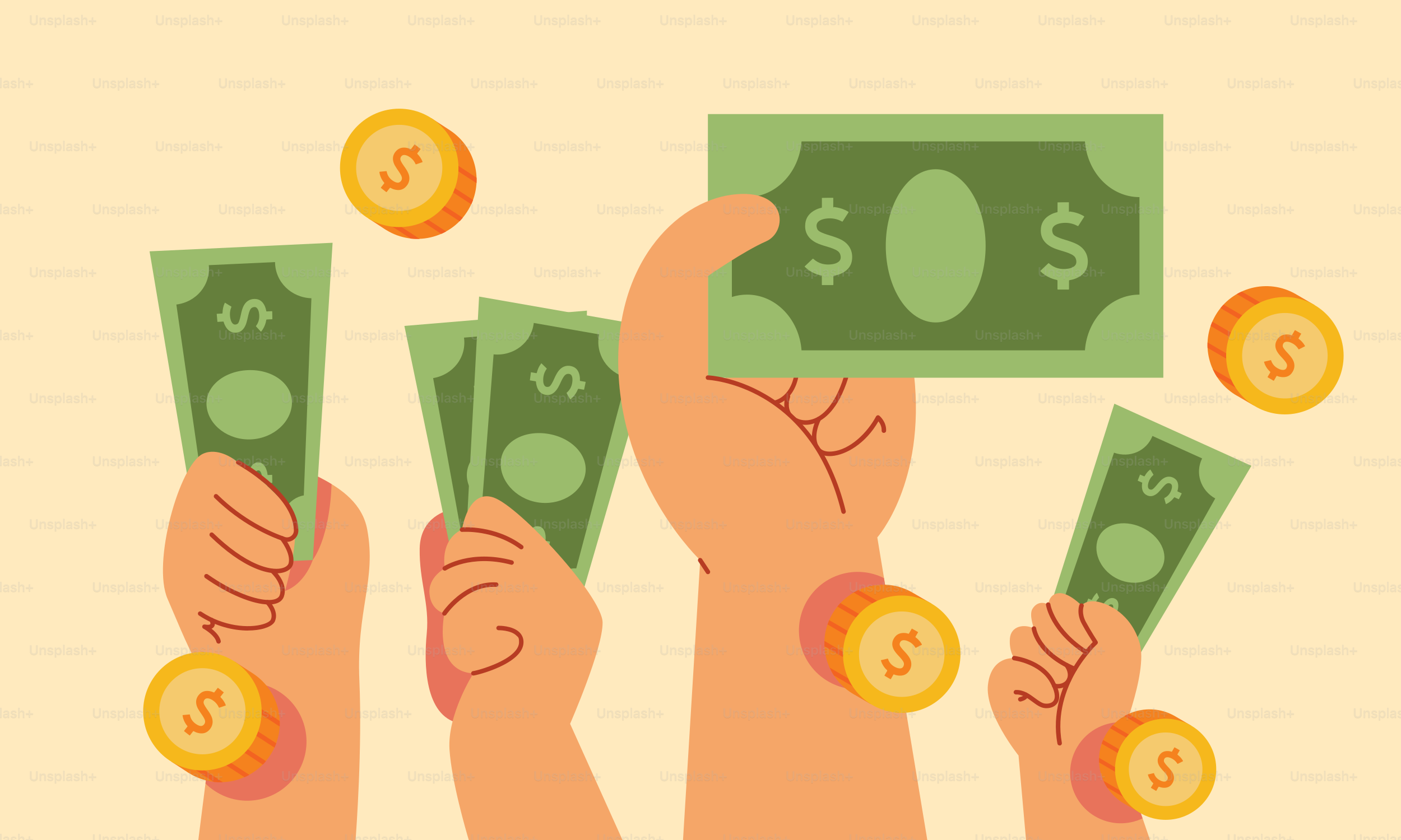 A person holding money in their hands