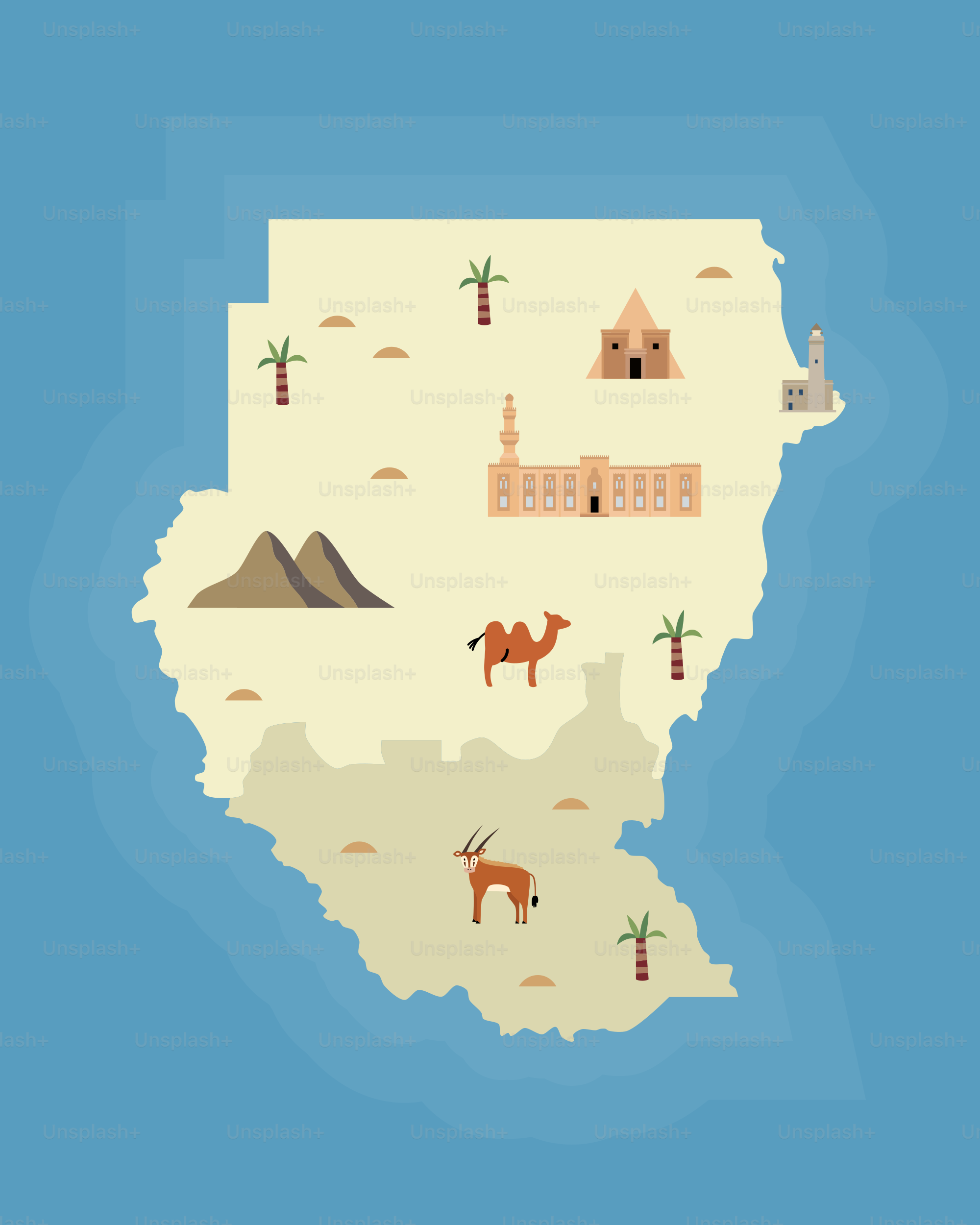A map of the state of arizona