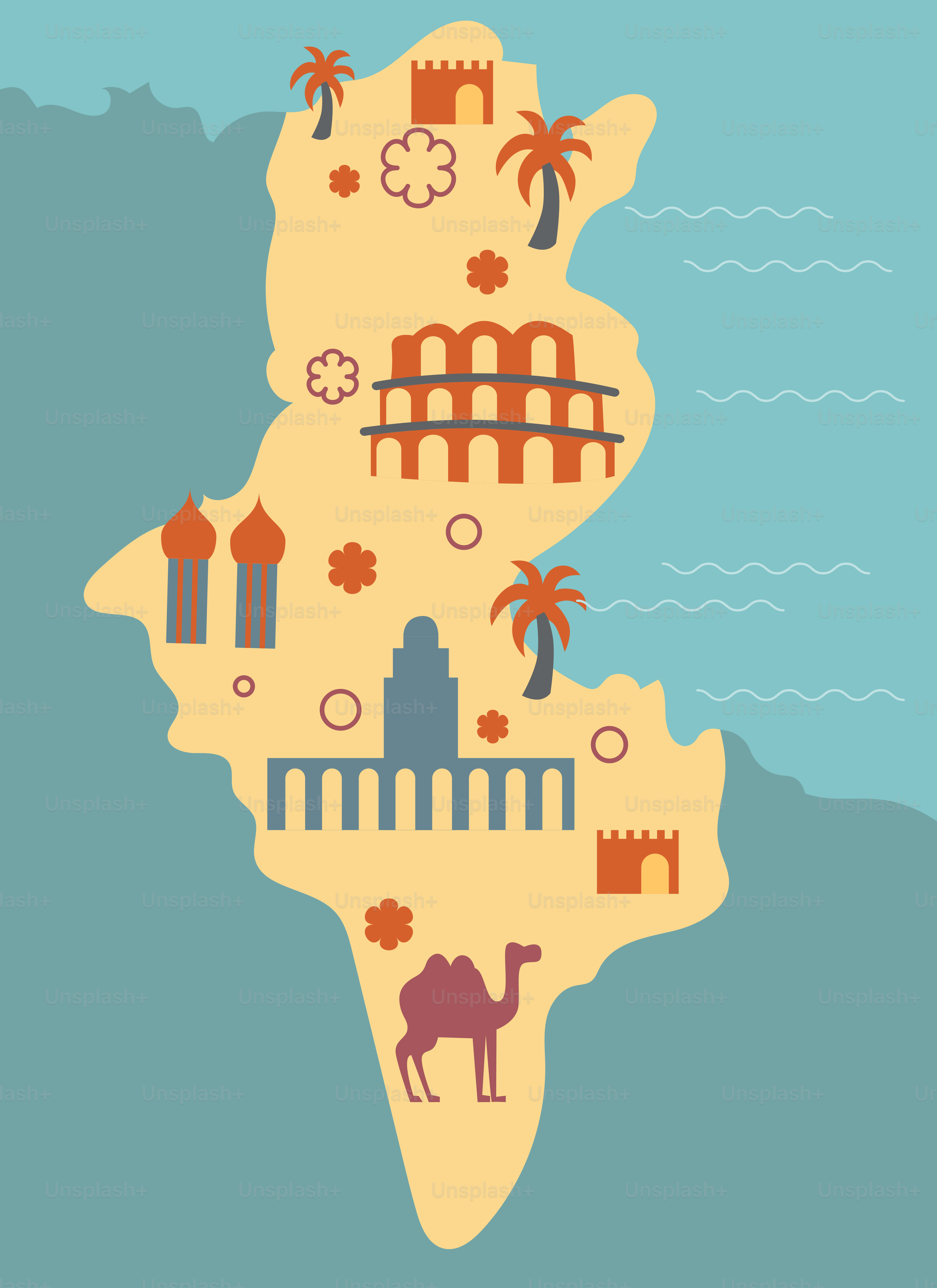 A map of the united states with a lot of different things on it