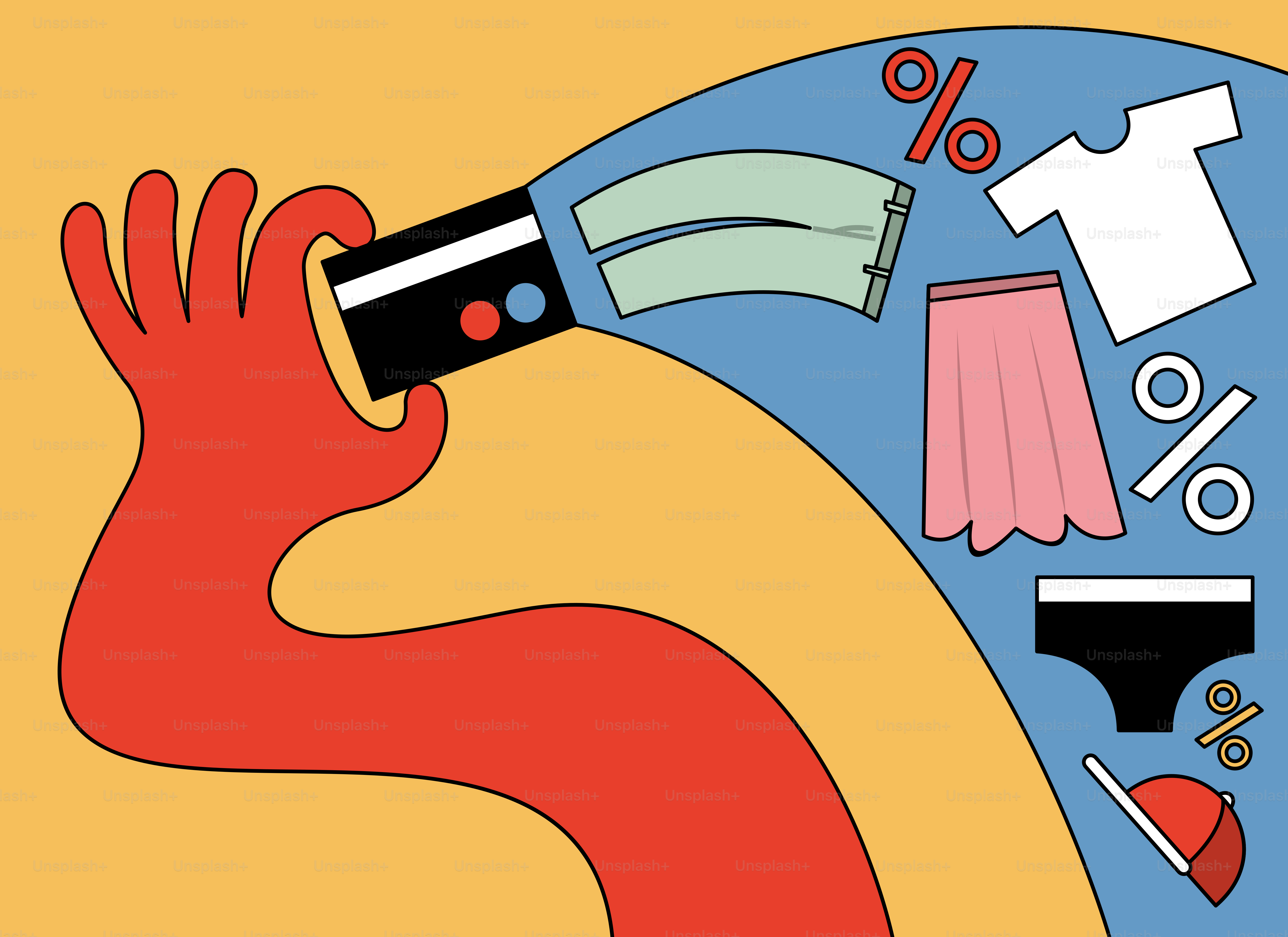 A woman's body is shown with clothing on it