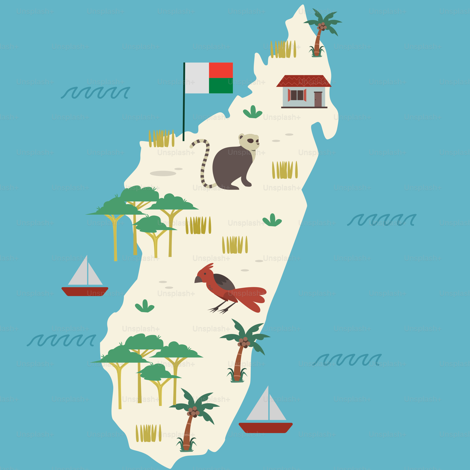 カリフォルニア州の地図