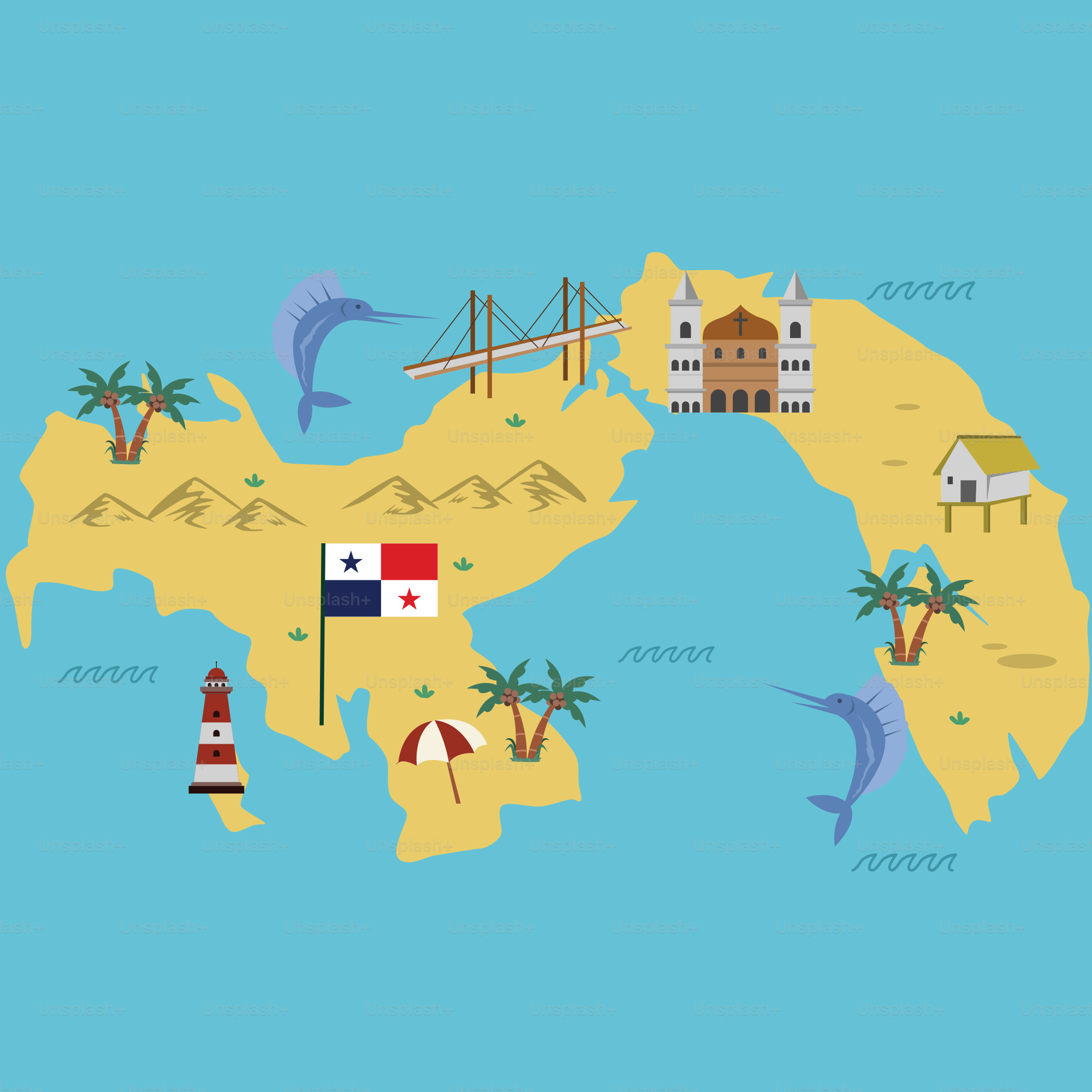 A map of the country of thailand