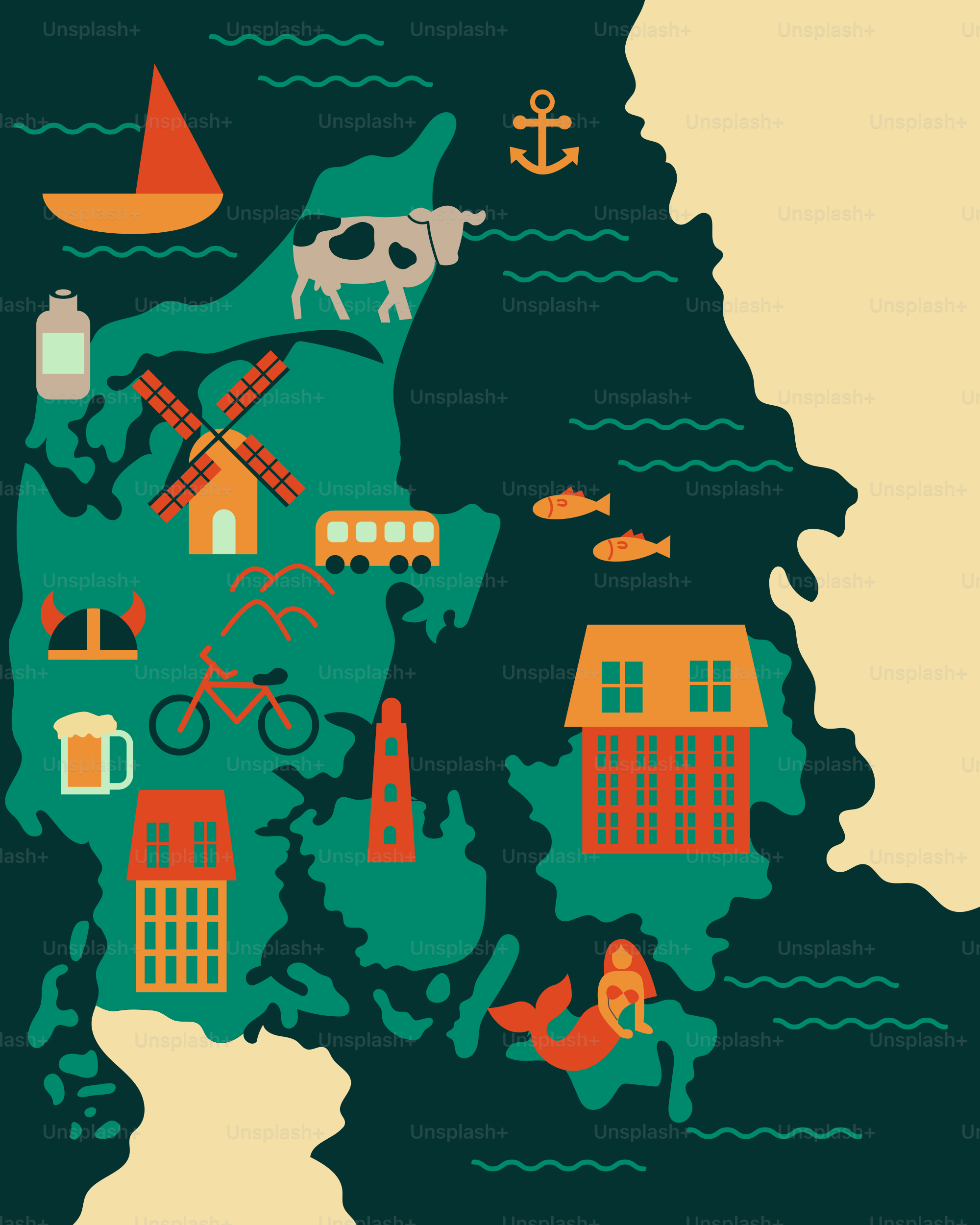 イングランド連合王国の地図