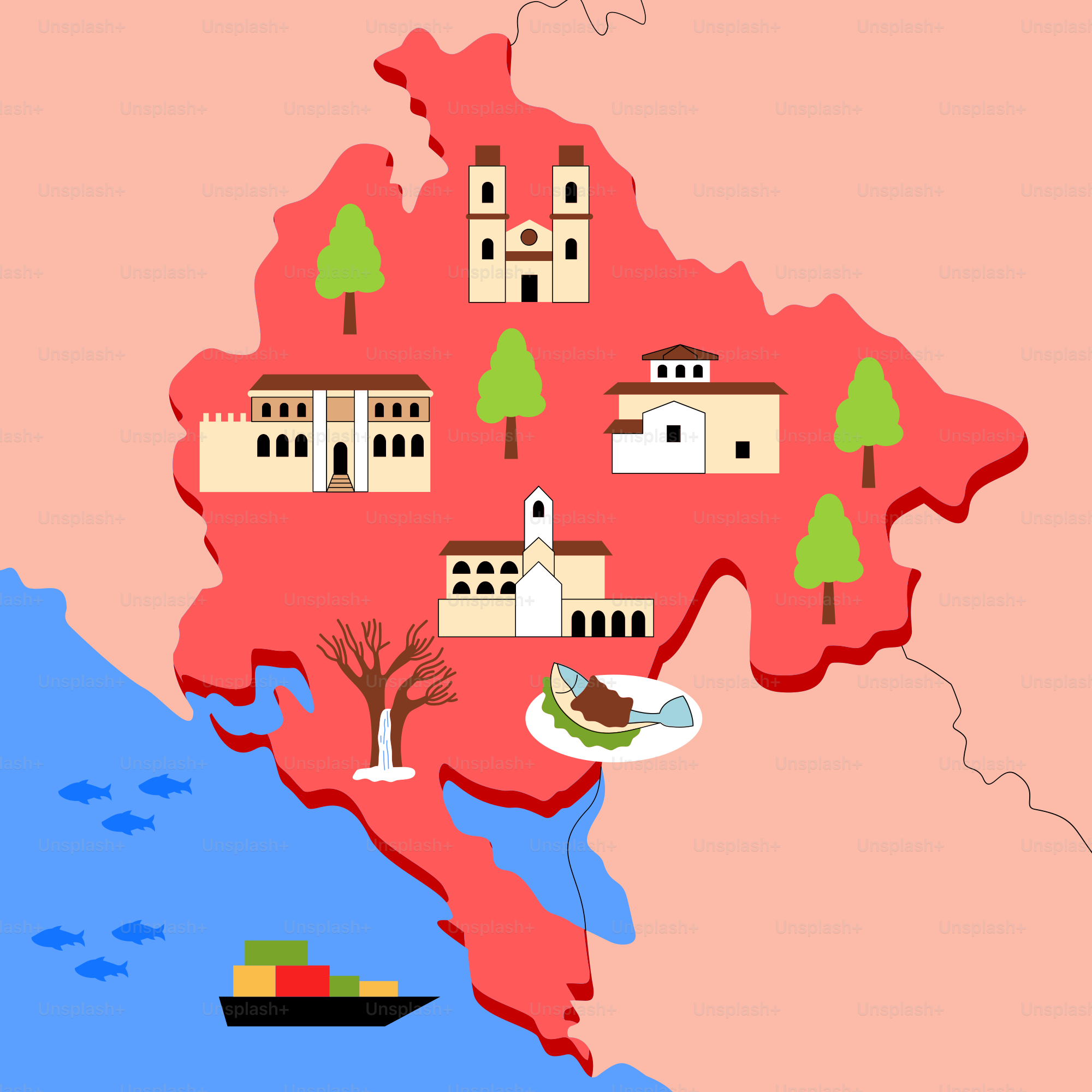 A map of the country of india