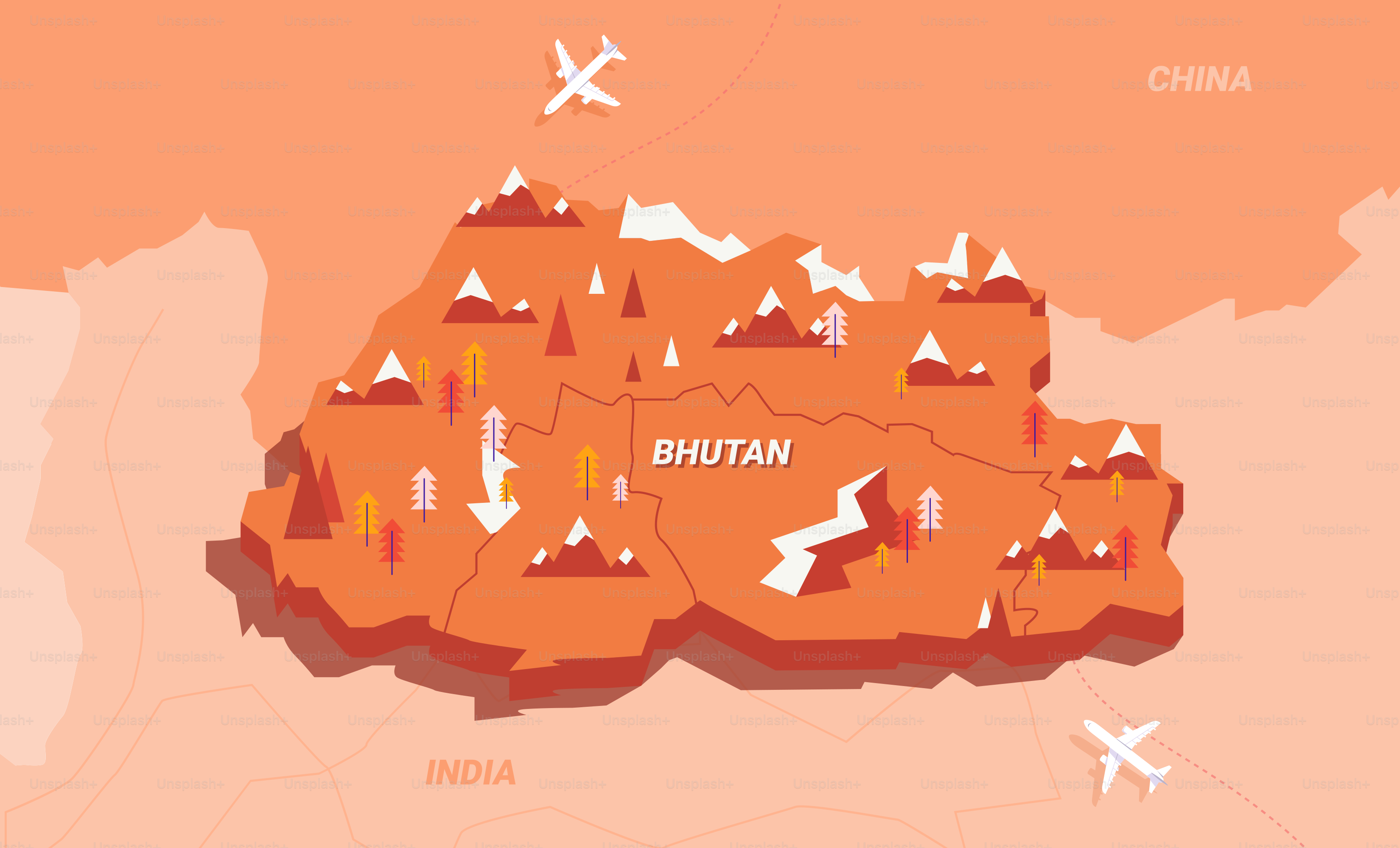 A map of the country of vietnam