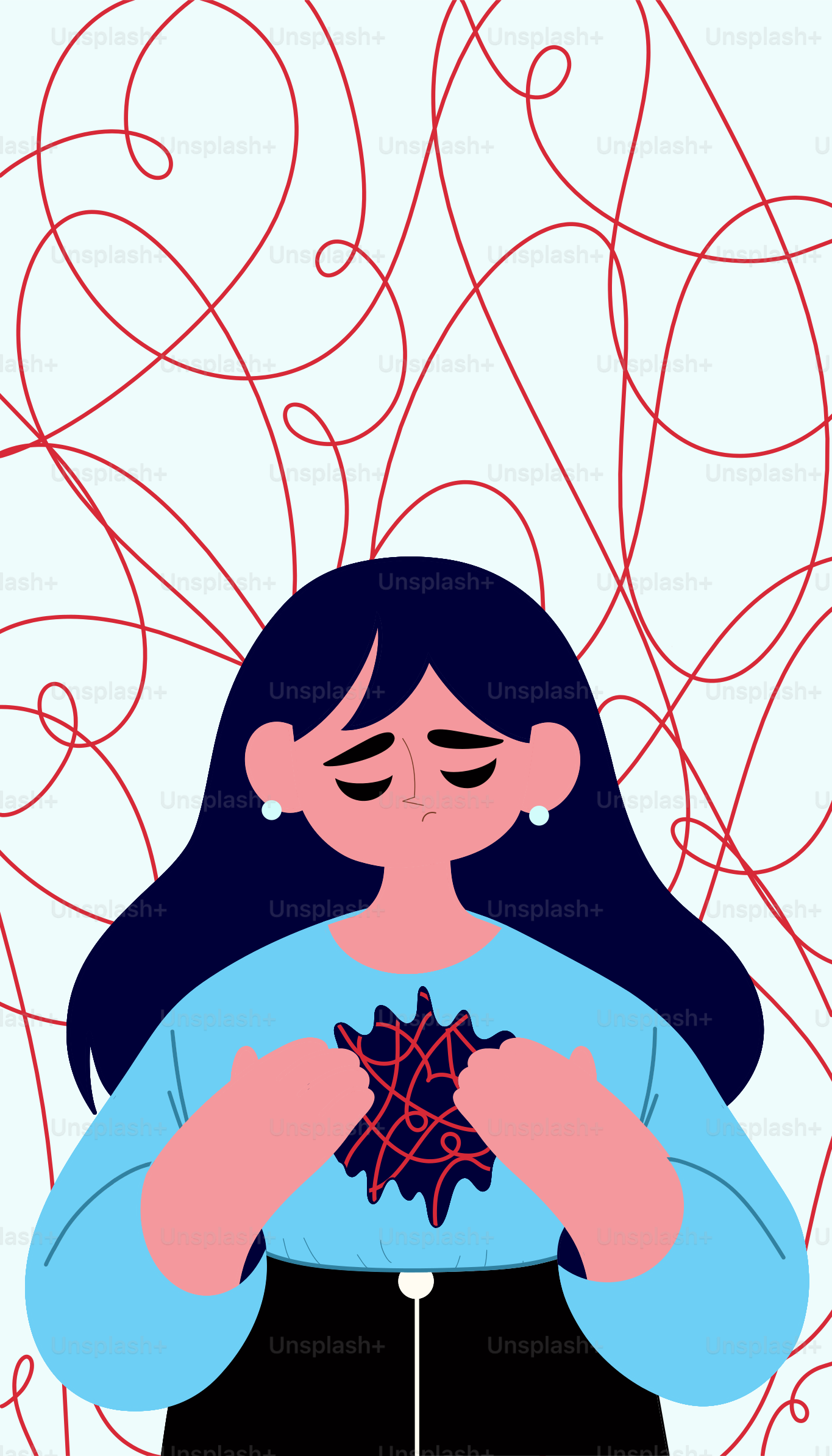 A woman holding a star in her hands