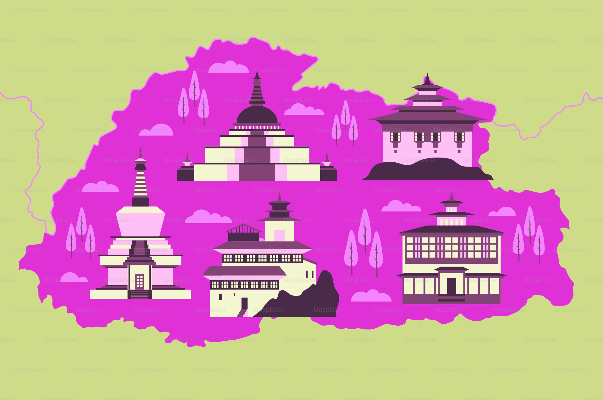 A map of the state of kentucky