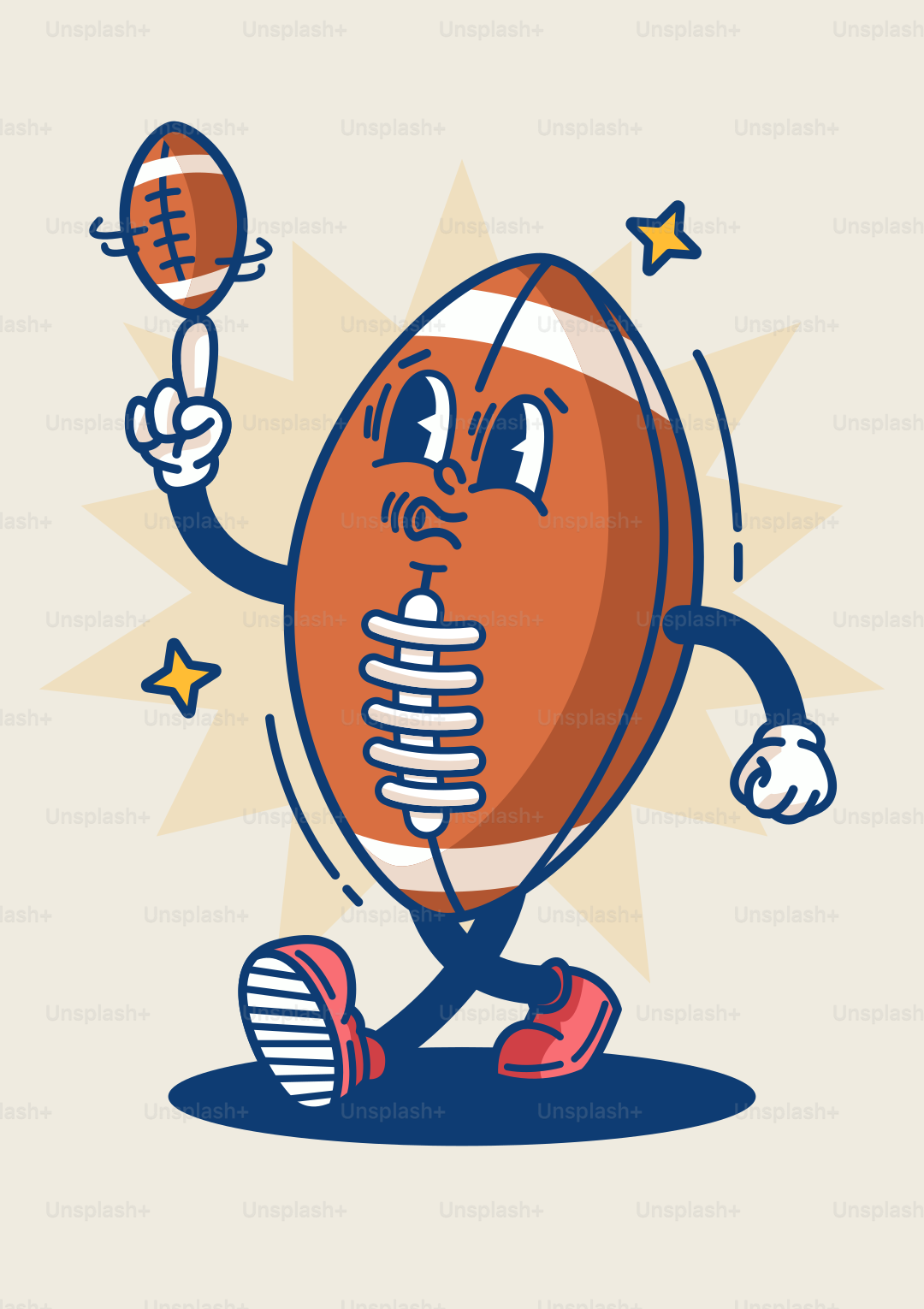 サッカーボールを持っている漫画のサッカーキャラクター
