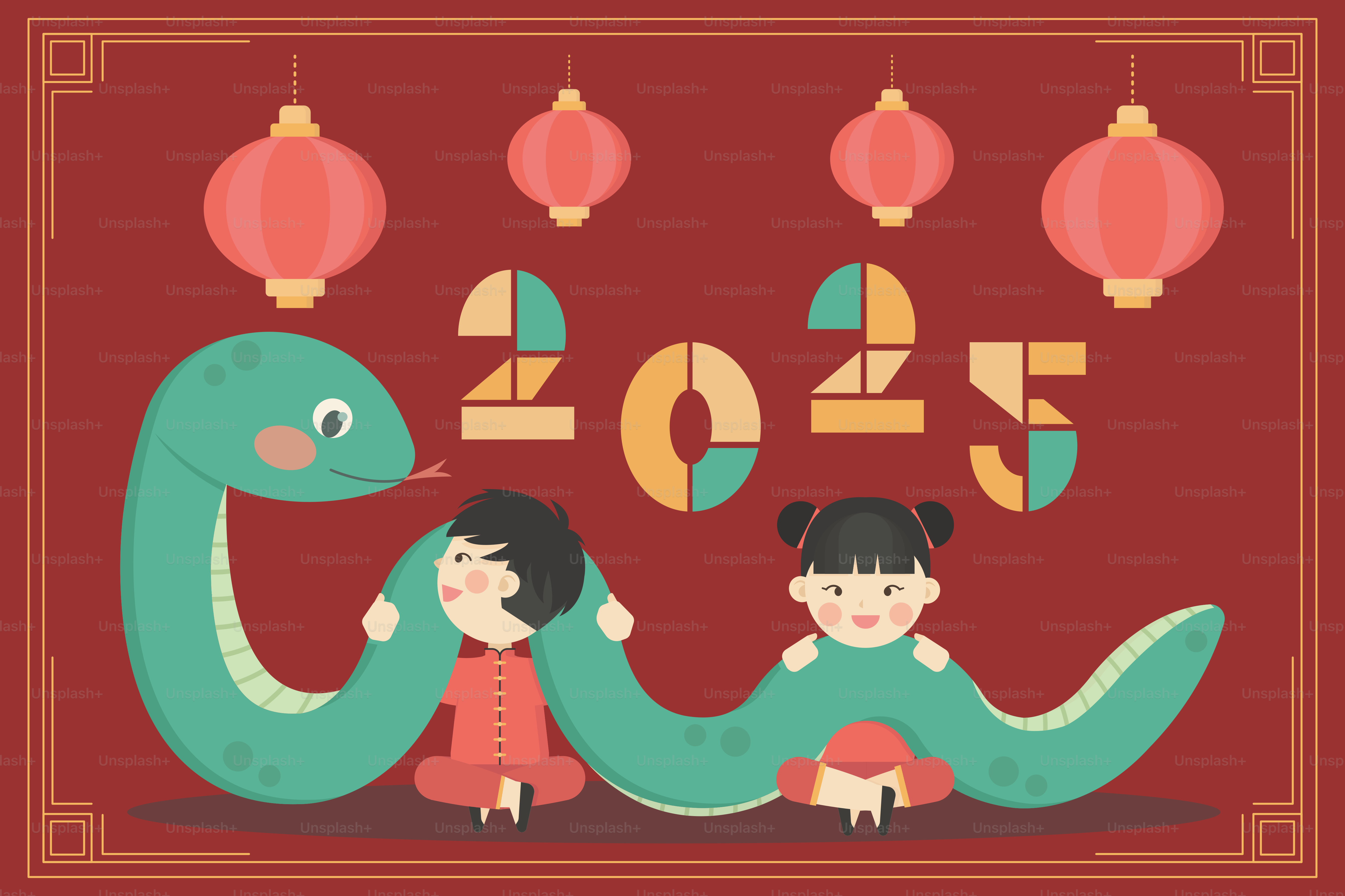A couple of kids sitting on top of a dragon